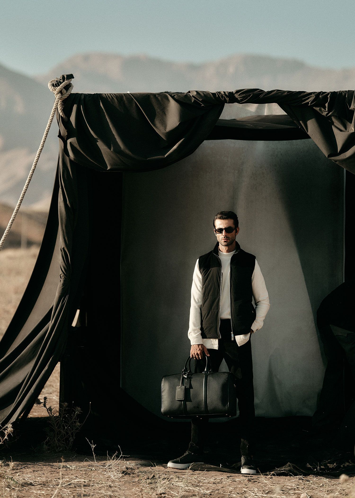 کیف چرم Duffle