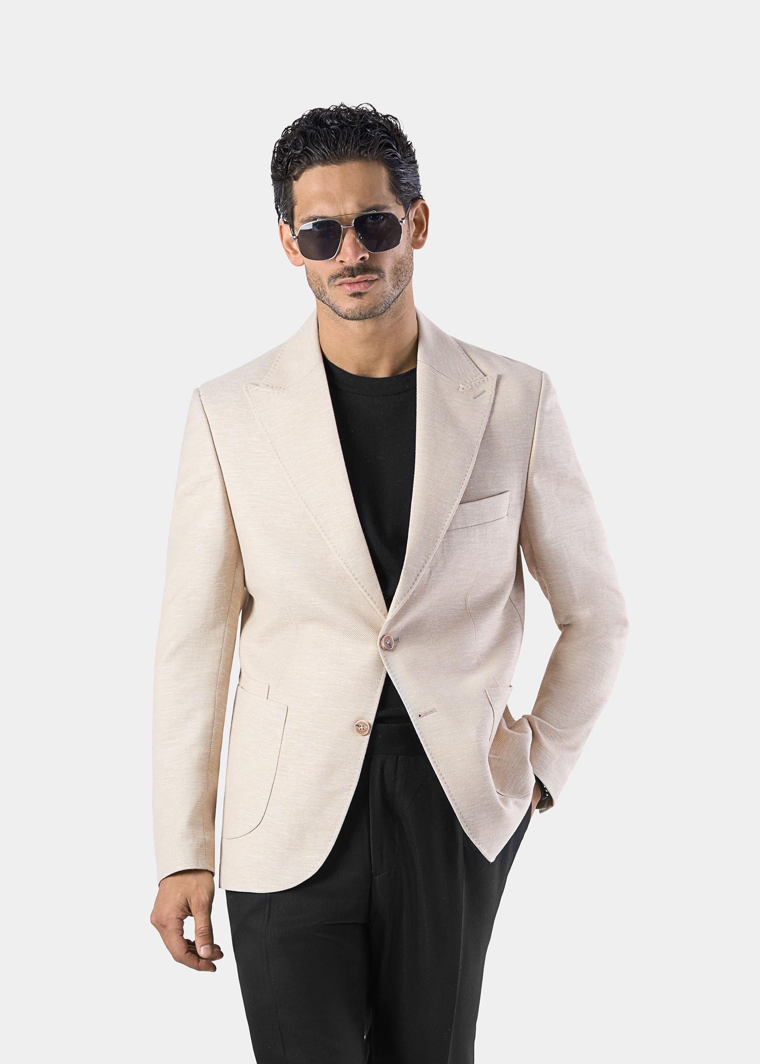 کت دودکمه لینن 2410208