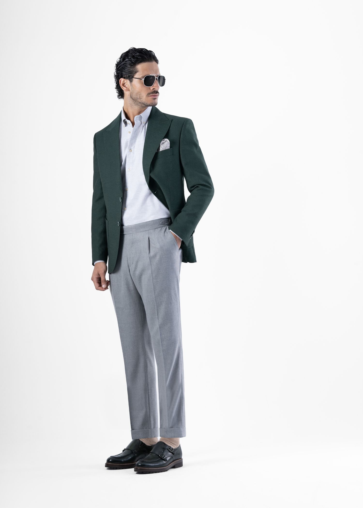 کت دودکمه لینن 2410208