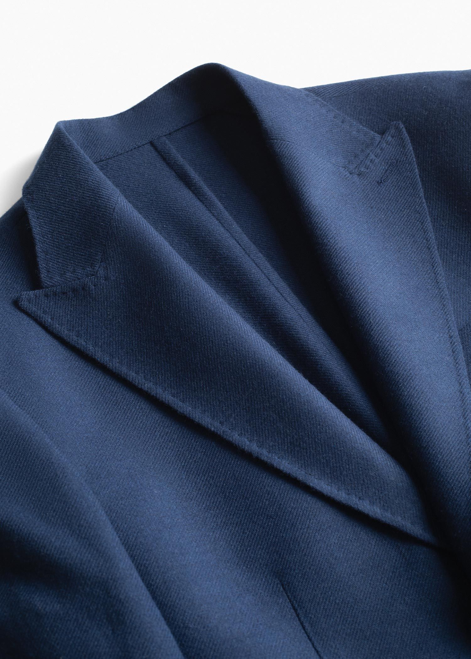 کت دو دکمه پشمی 2420206