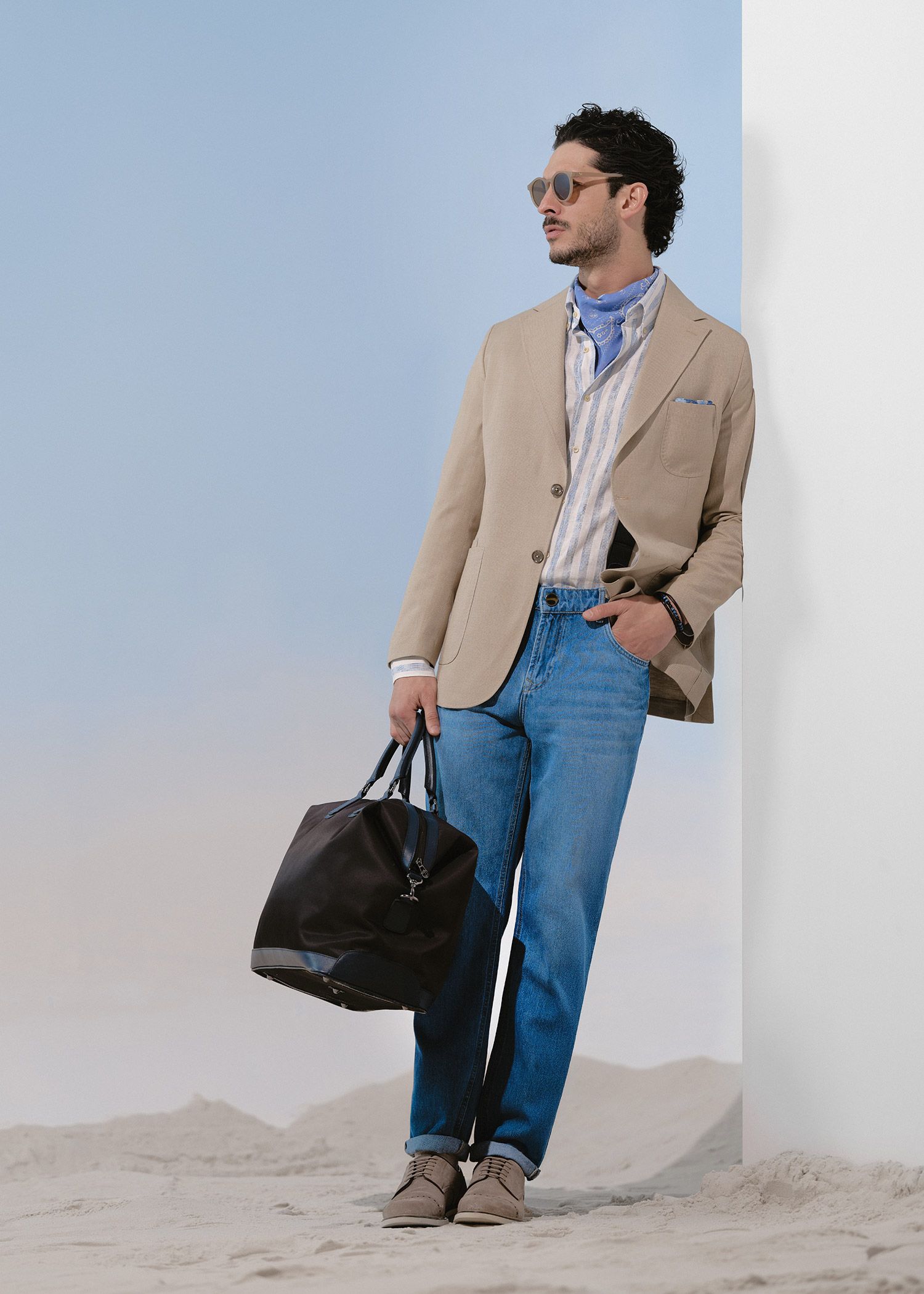 کت دو دکمه لینن 2510201