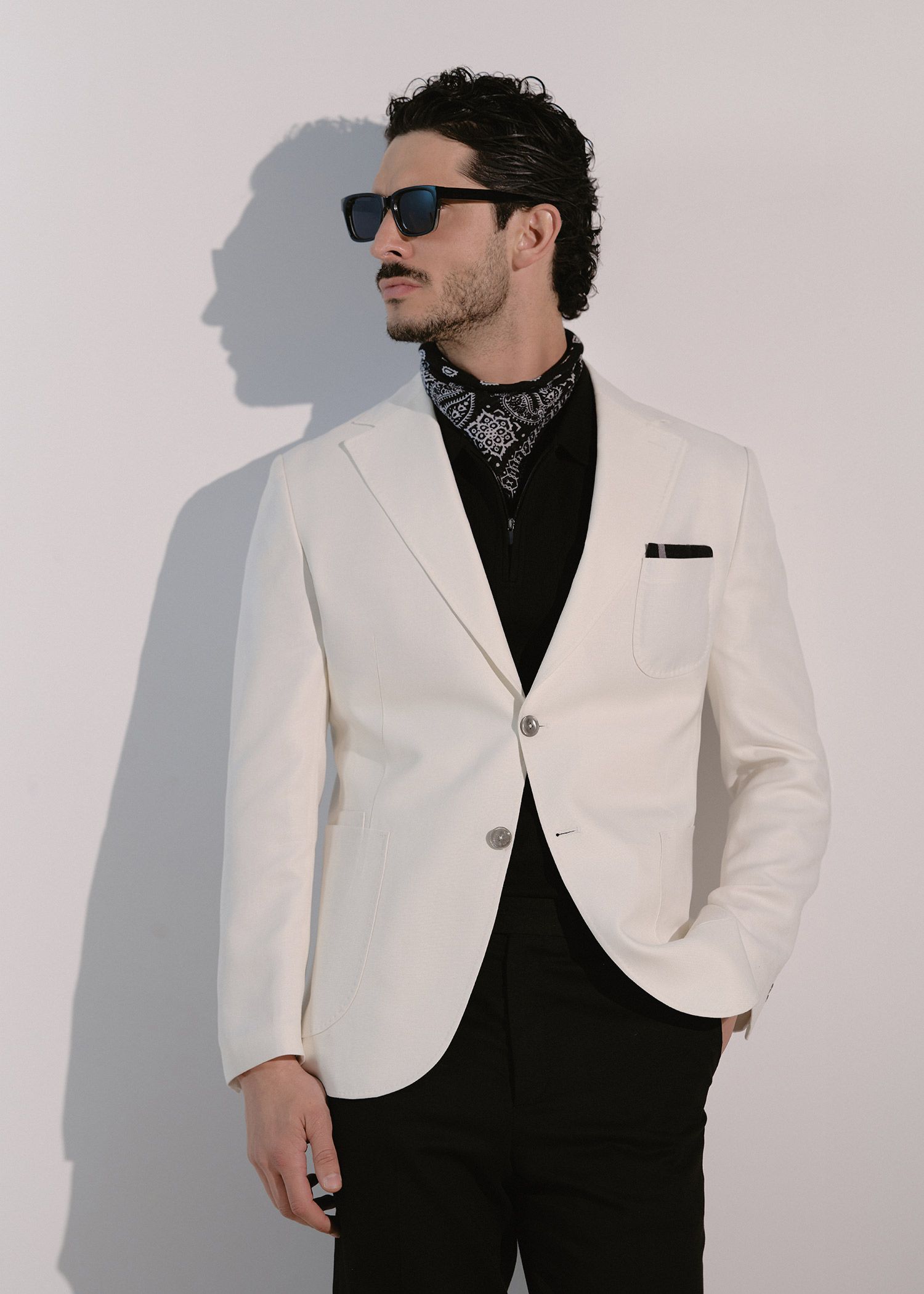 کت دو دکمه لینن 2510201