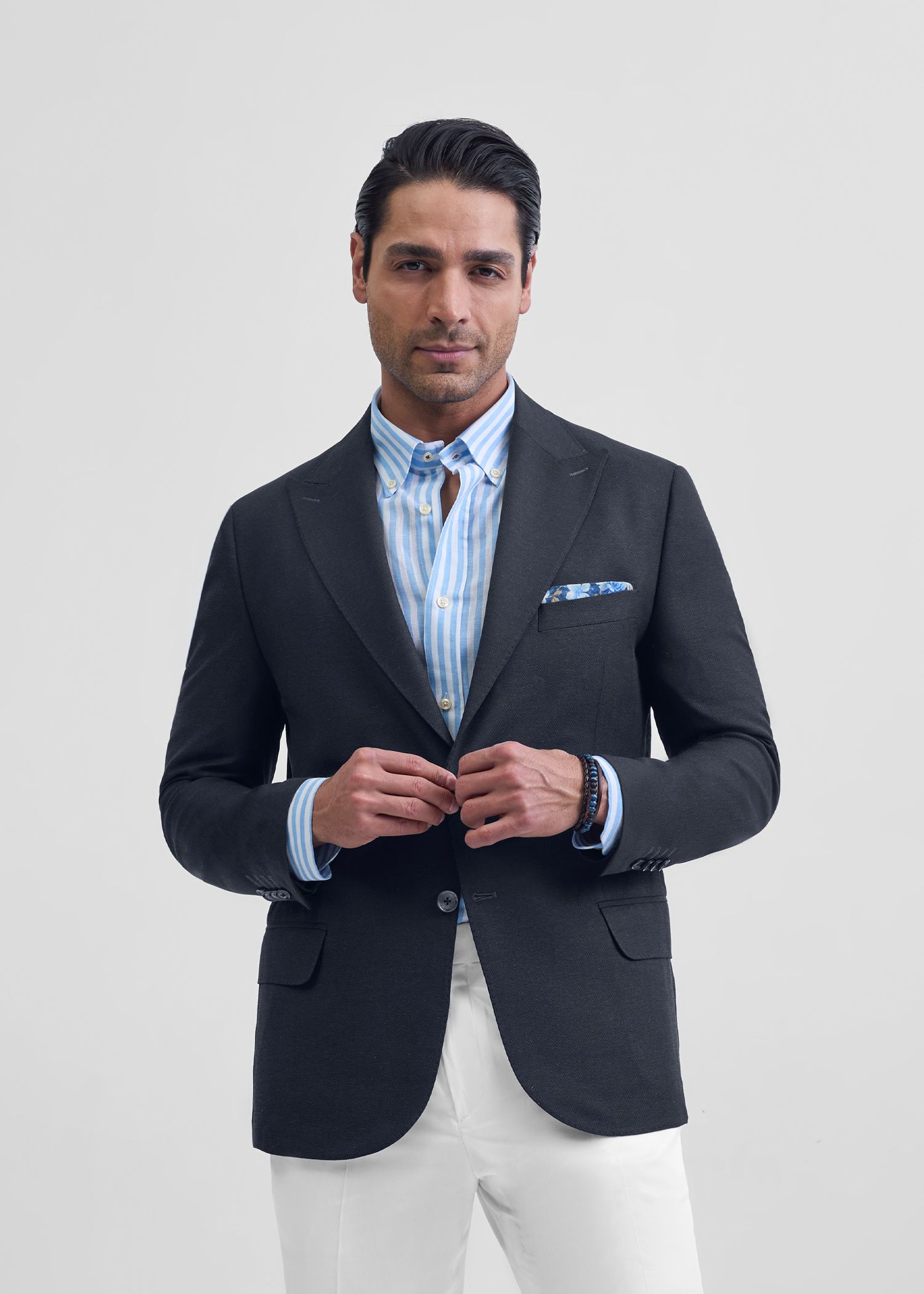 کت لینن Double Pocket