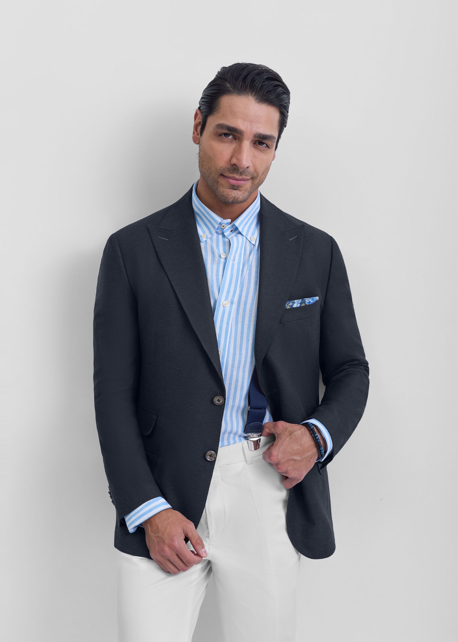 کت لینن Double Pocket