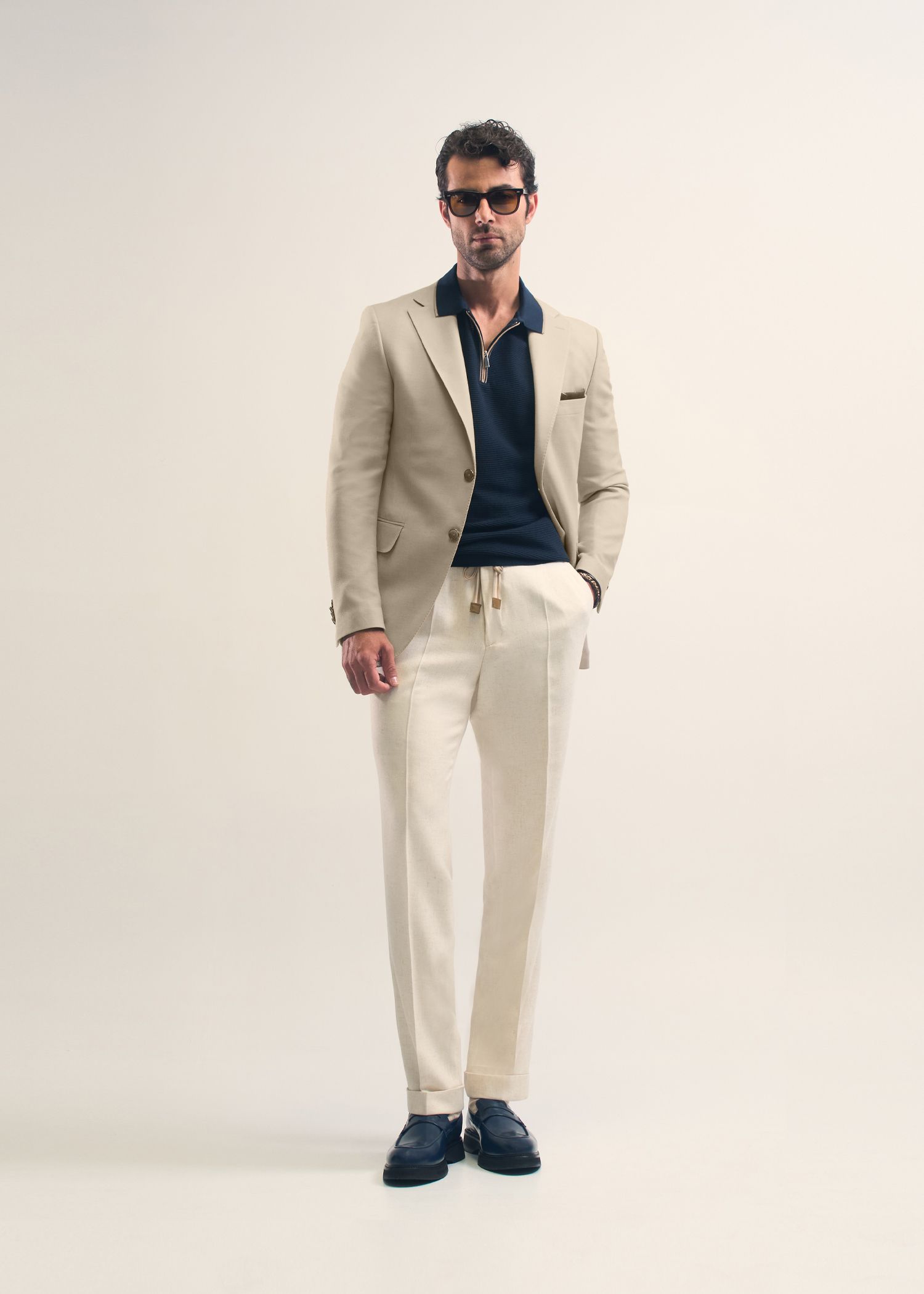 کت دو دکمه لینن 2510203