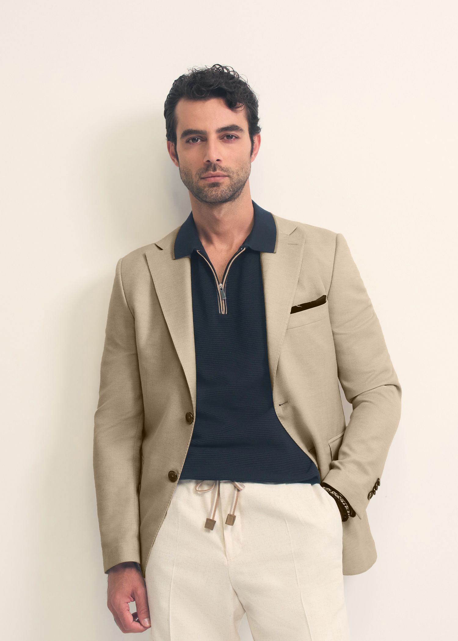 کت دو دکمه لینن 2510203