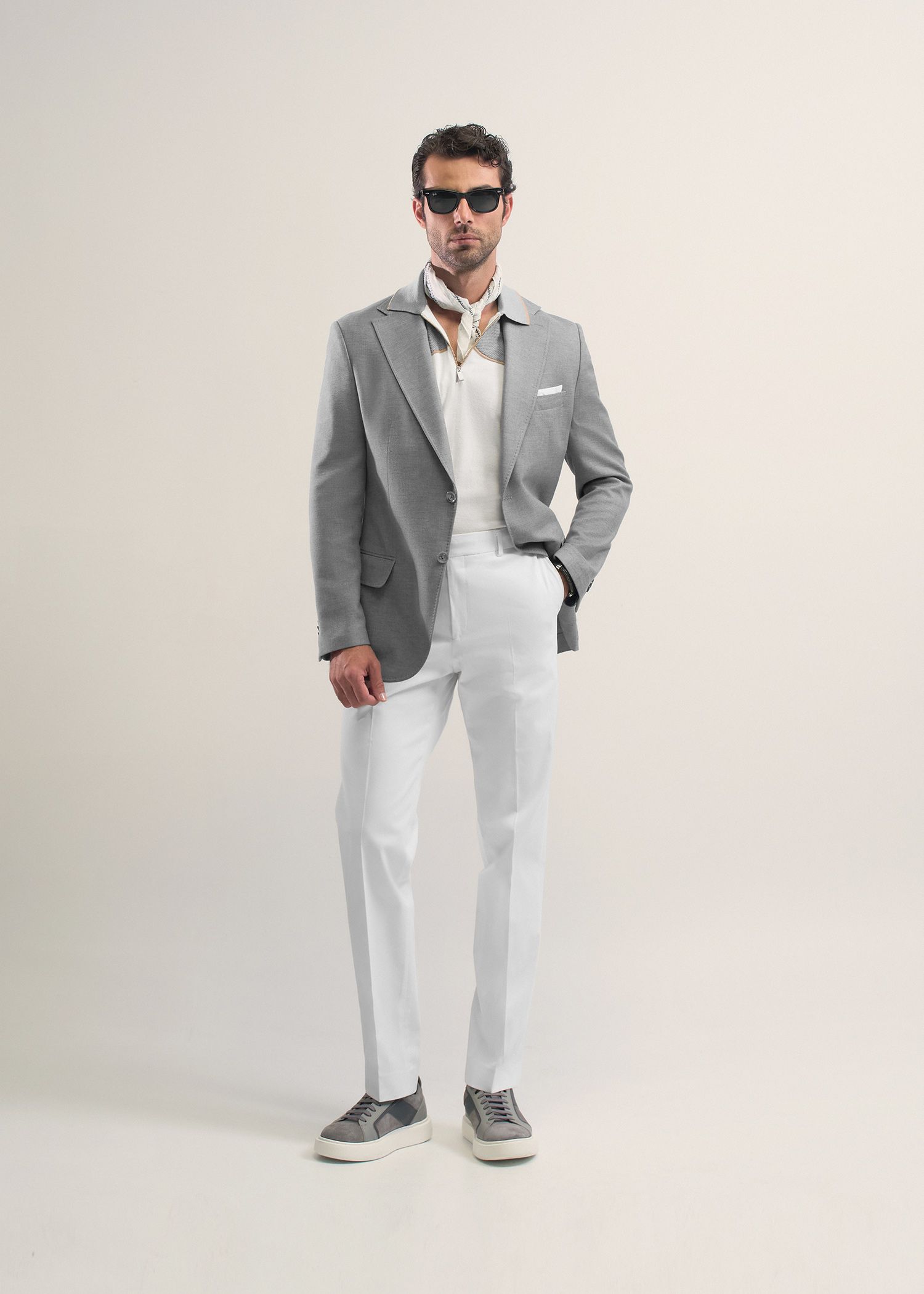 کت دو دکمه لینن 2510203