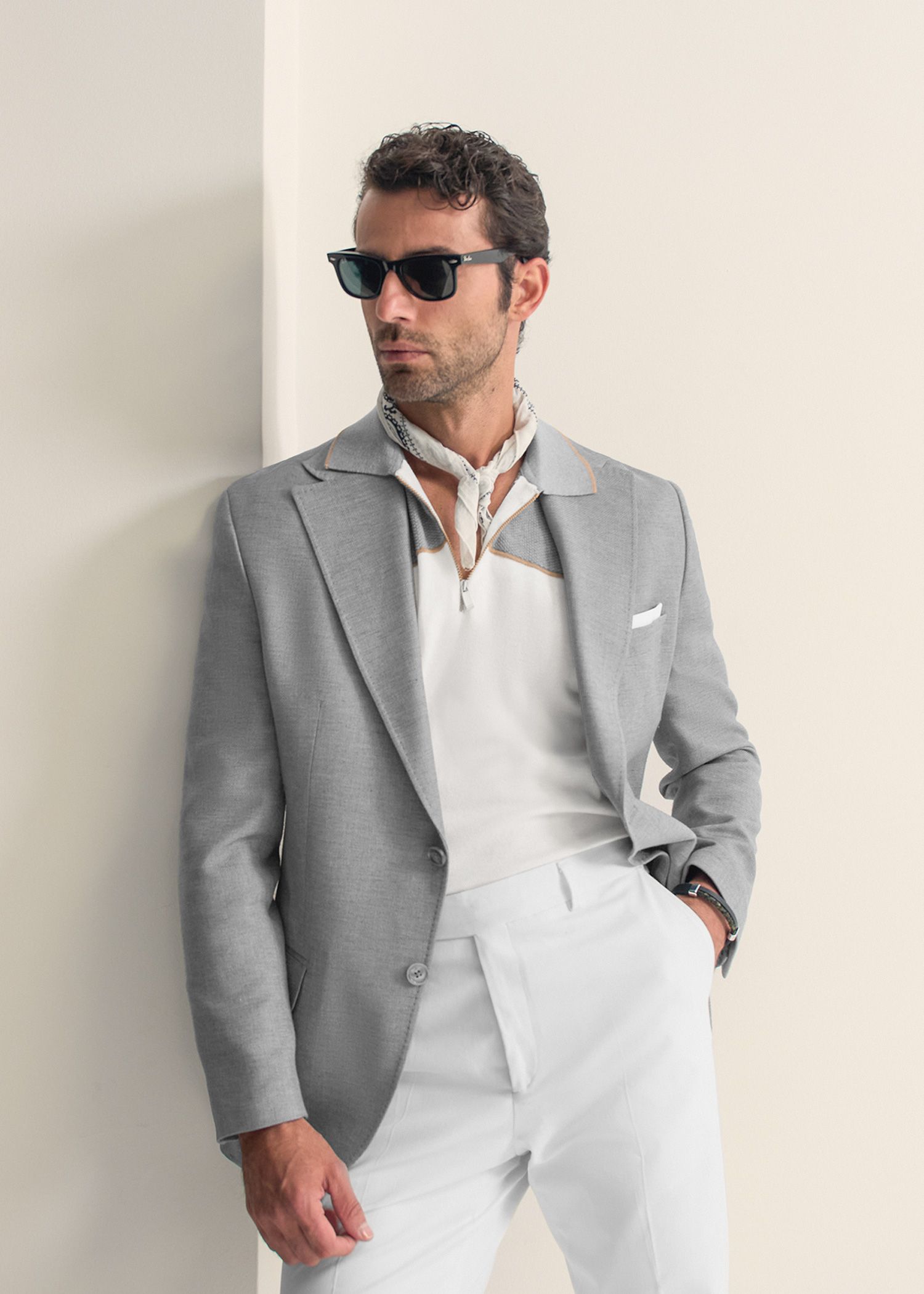 کت دو دکمه لینن 2510203