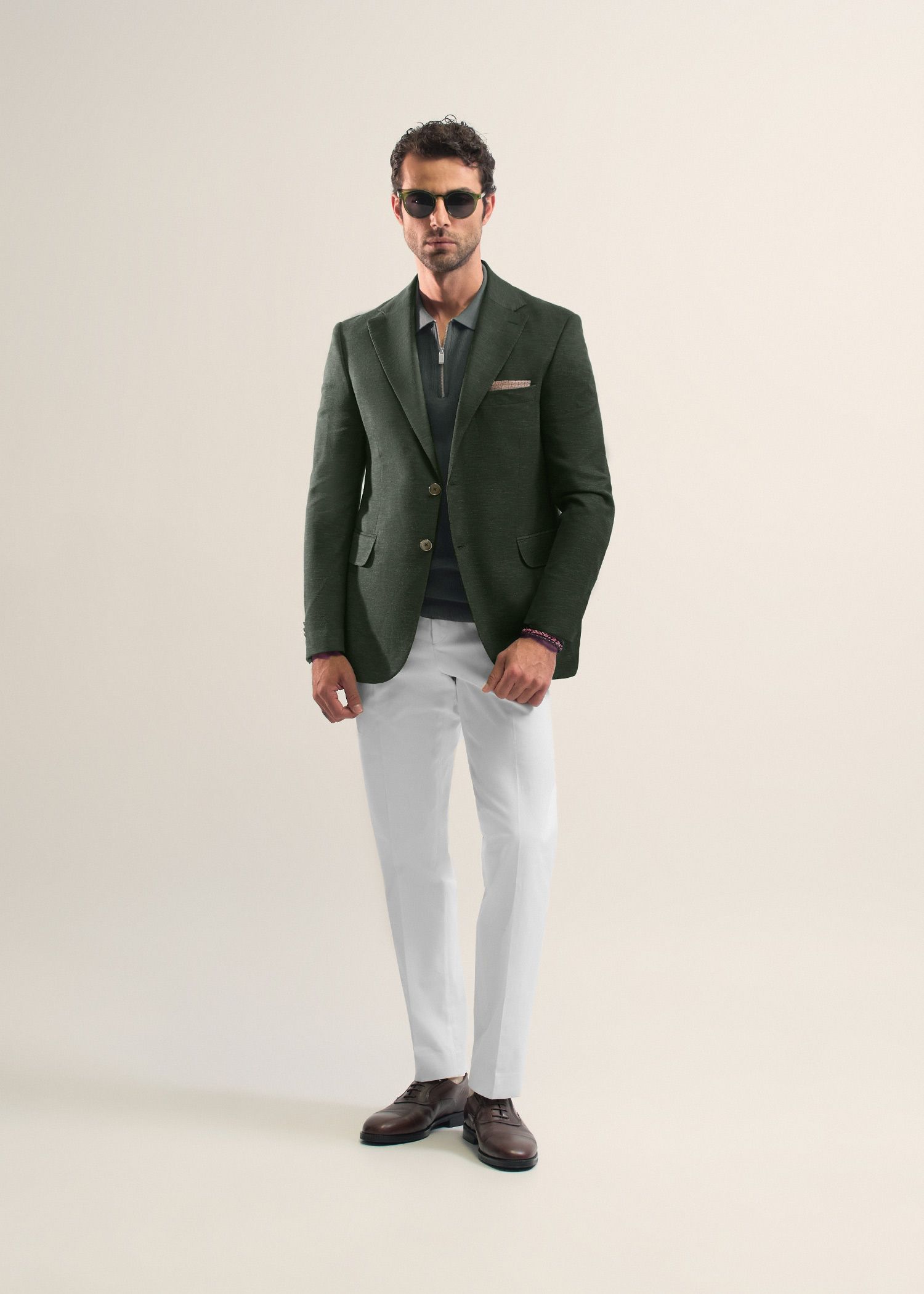 کت دو دکمه لینن 2510203