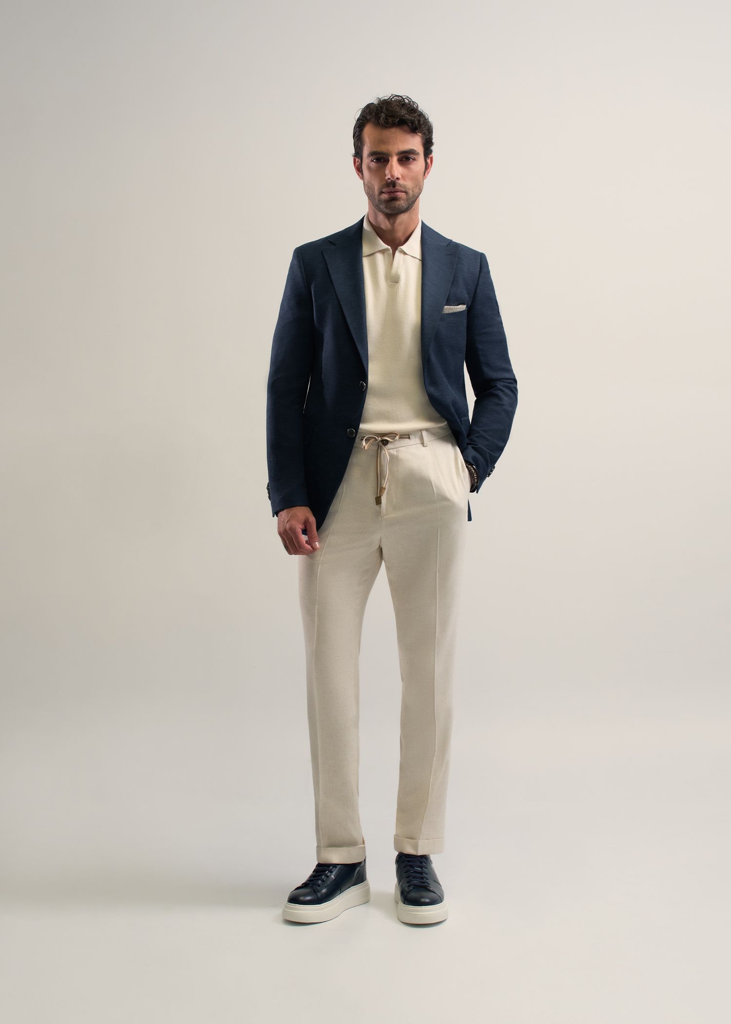 کت دو دکمه لینن 2510203