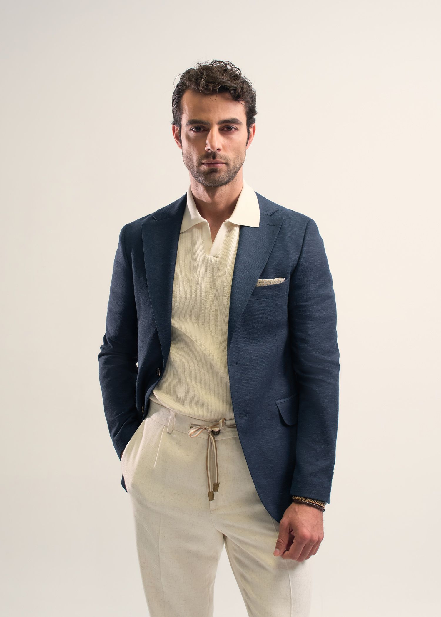 کت دو دکمه لینن 2510203