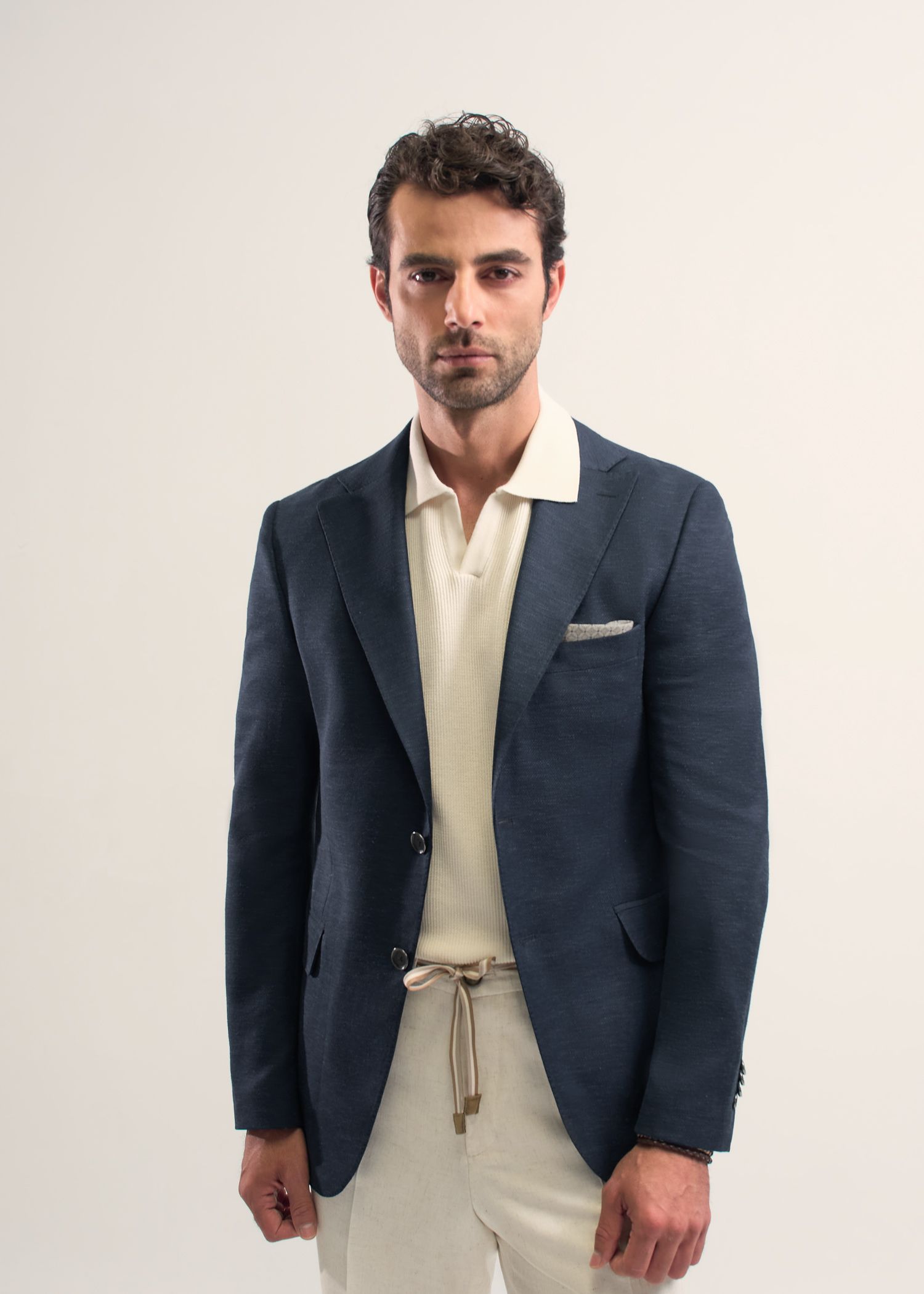 کت دو دکمه لینن 2510203