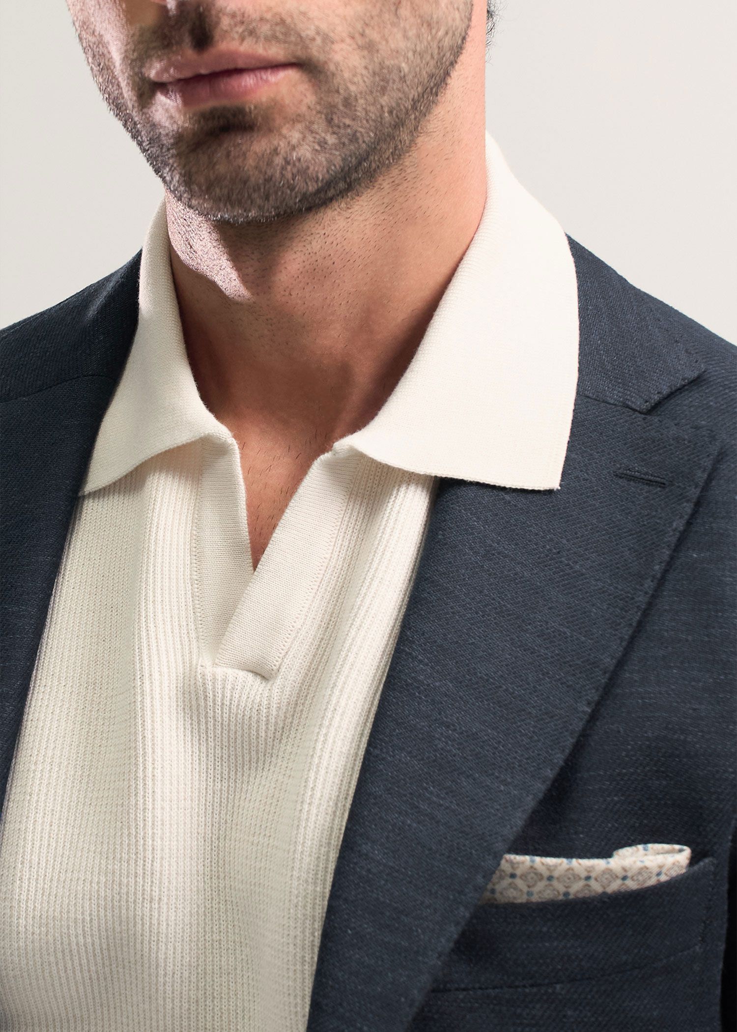 کت دو دکمه لینن 2510203