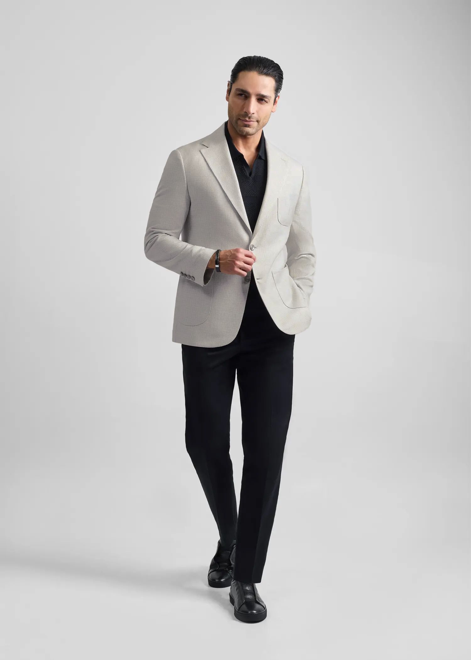 کت دو دکمه لینن 2510253