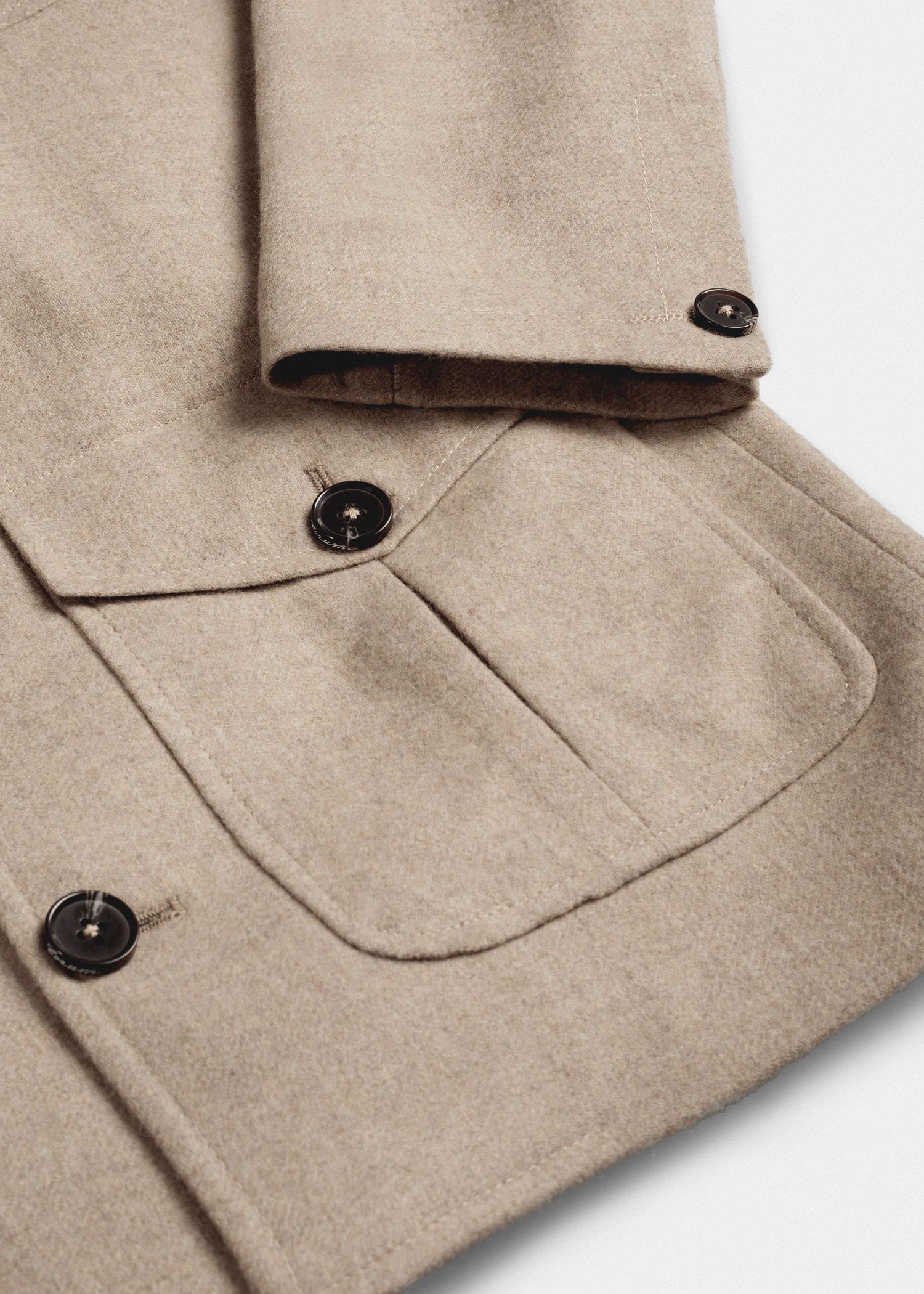 کت سافاری پشمی 2520207