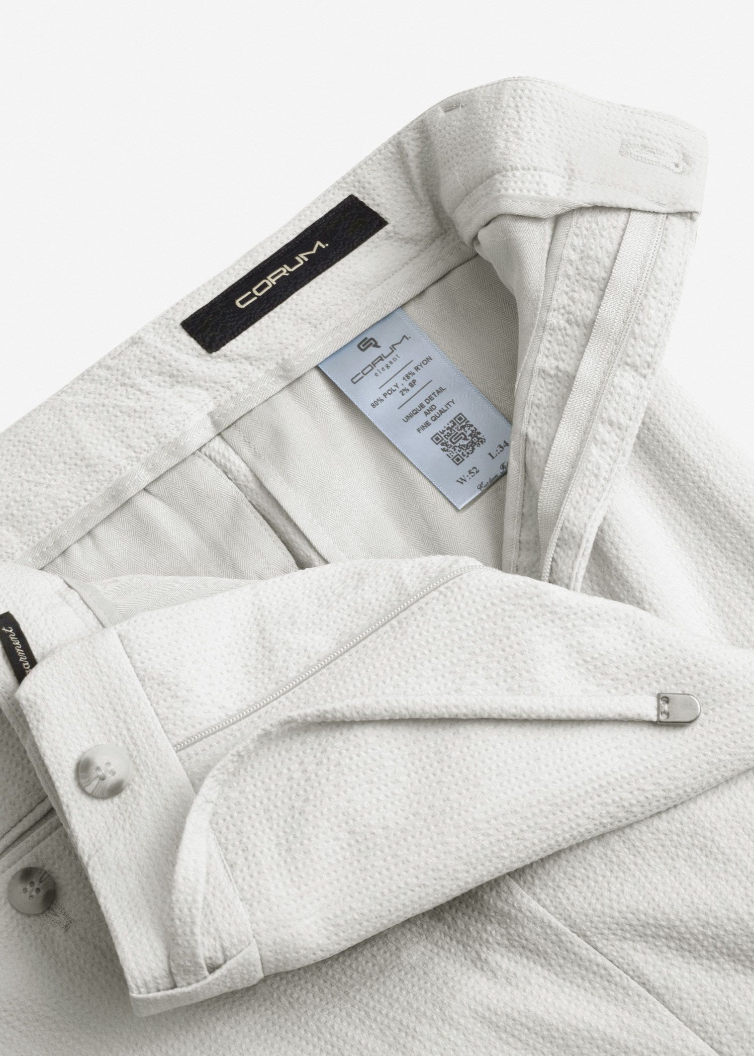 شلوار پارچه ای کمربند دار 2412506