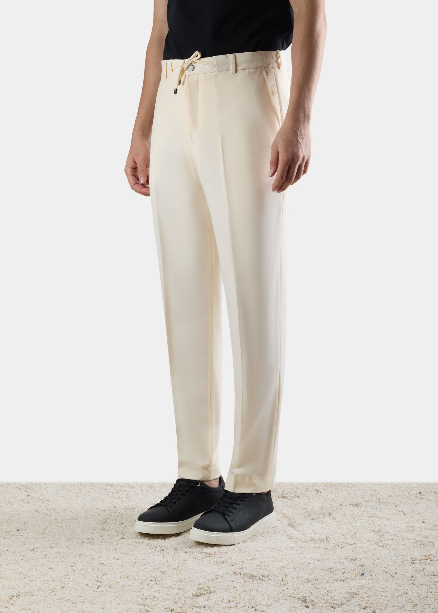 شلوار پارچه ای کمربند دار 2422506