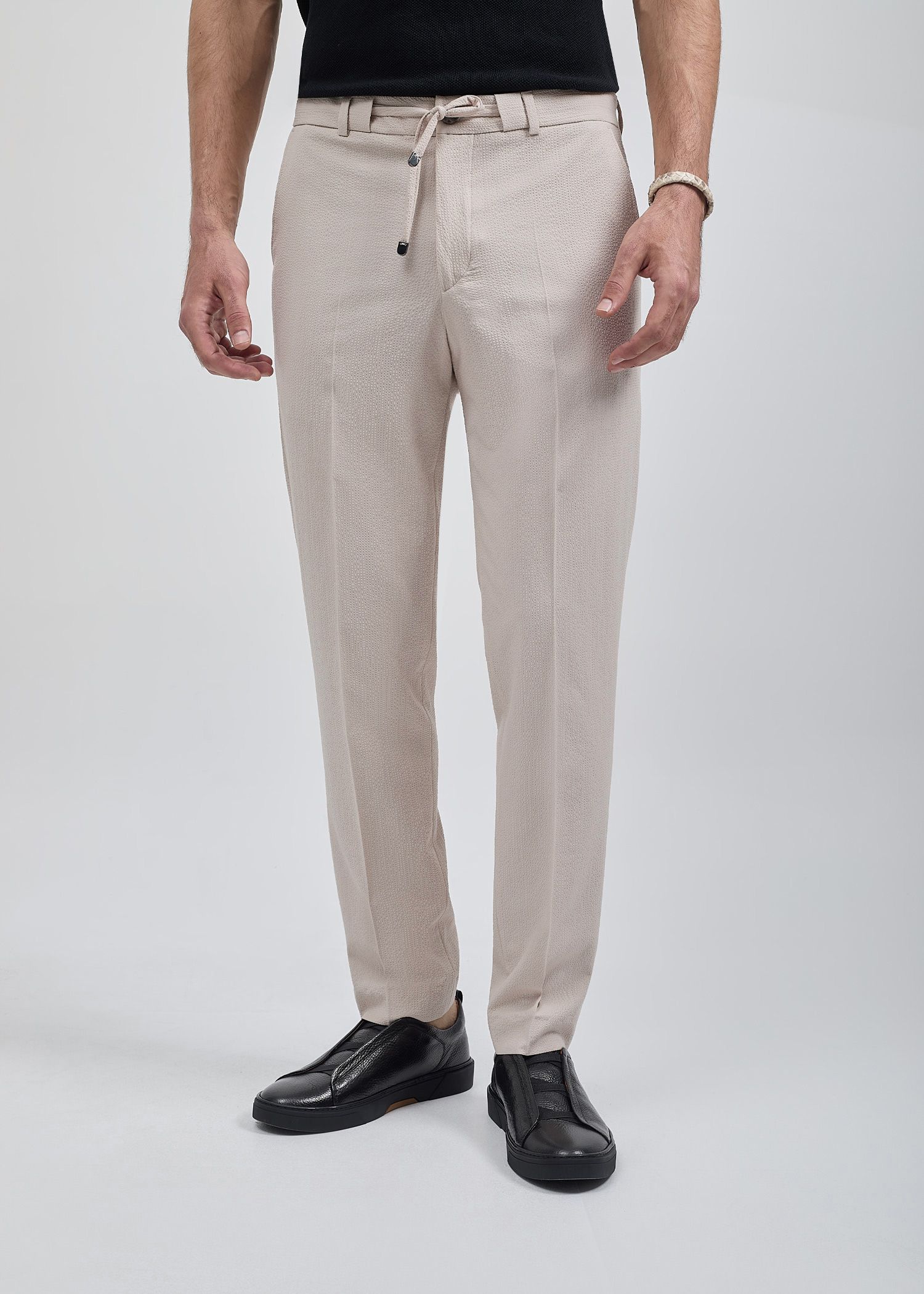 شلوار پارچه ای کمربند دار 2512505