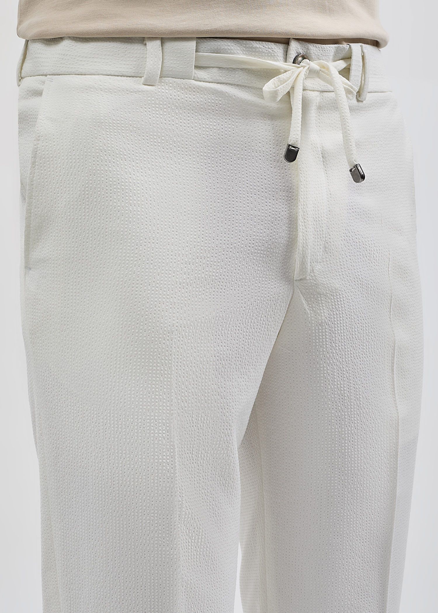 شلوار پارچه ای کمربند دار 2512505