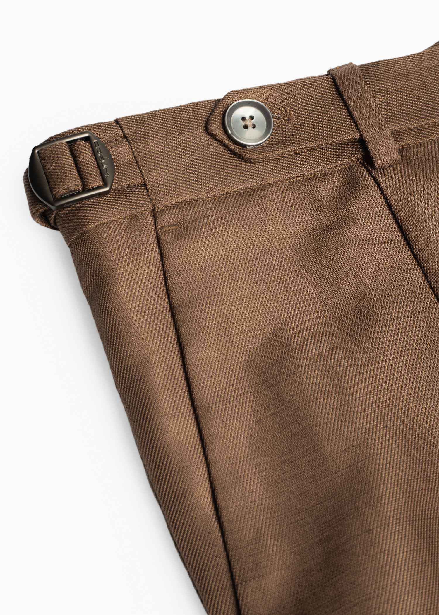 شلوار سگک دار لینن 2512507