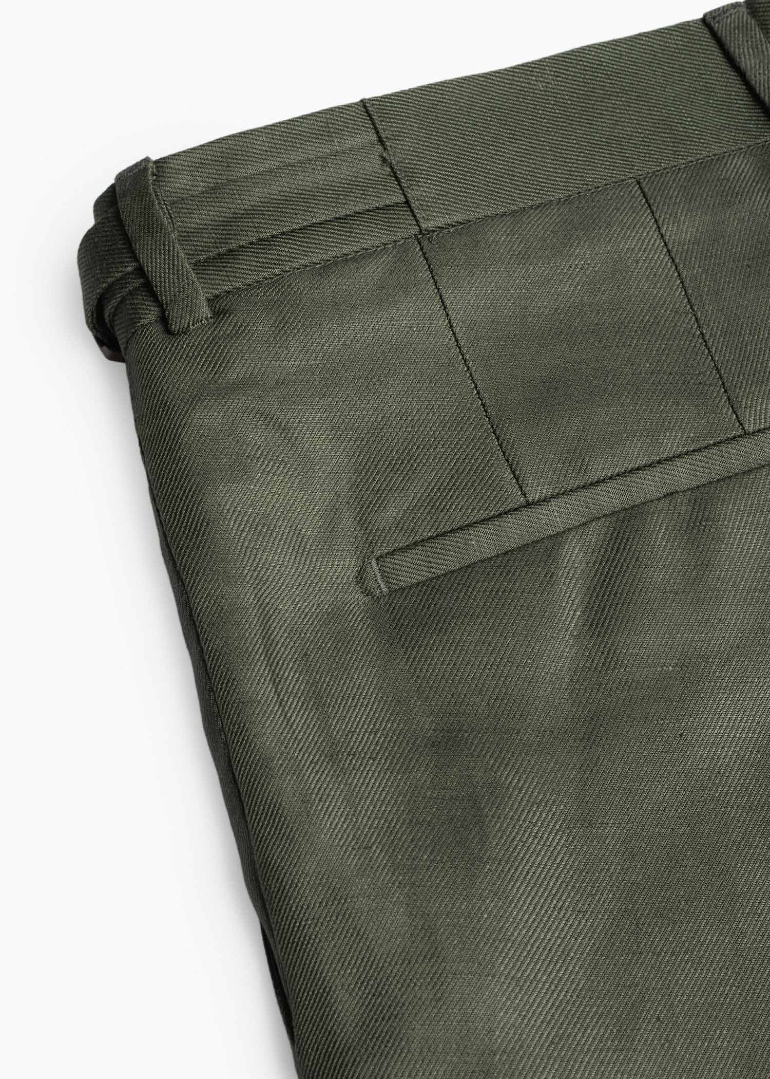 شلوار سگک دار لینن 2512507