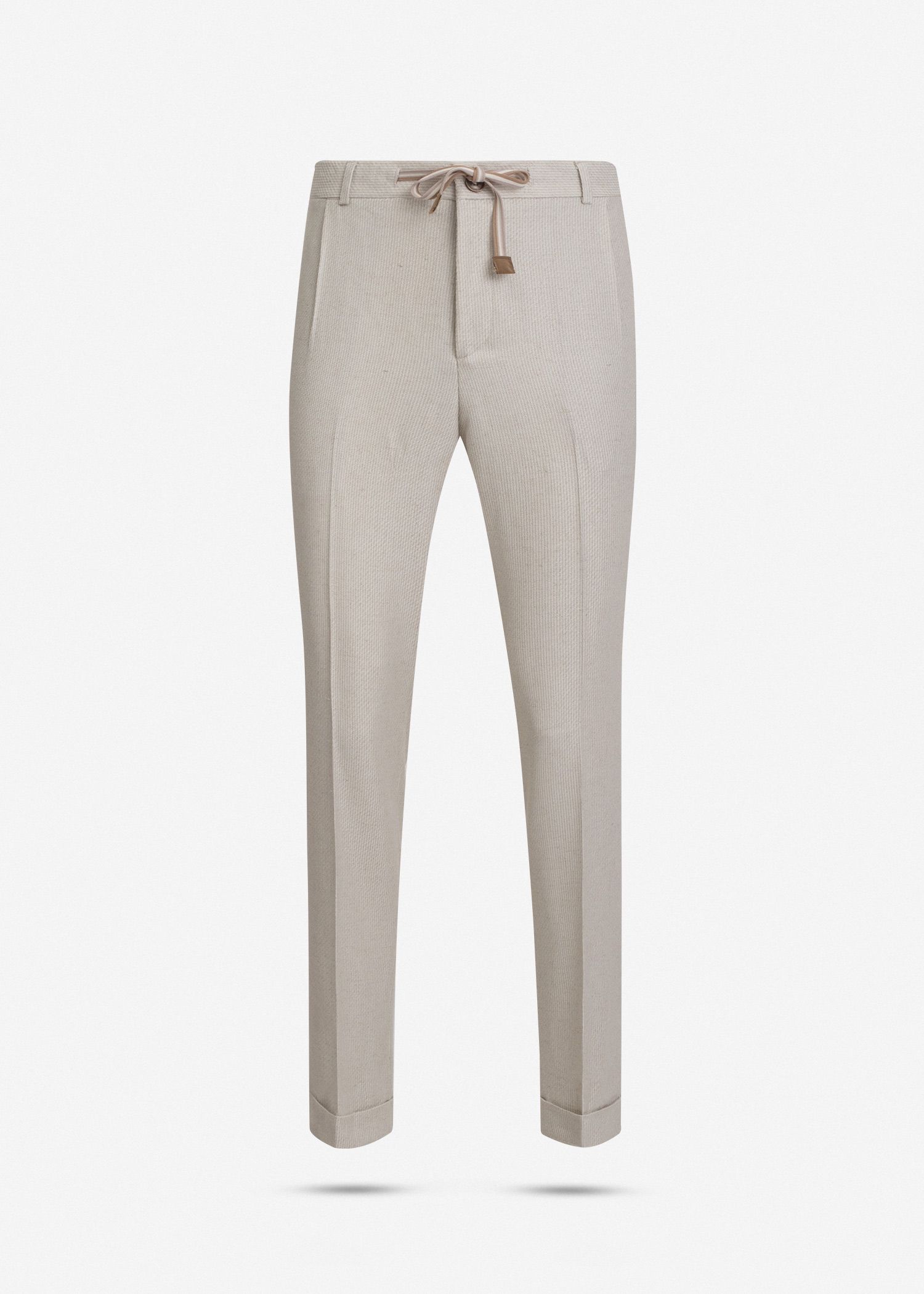 شلوار کمربند دار لینن 2512553