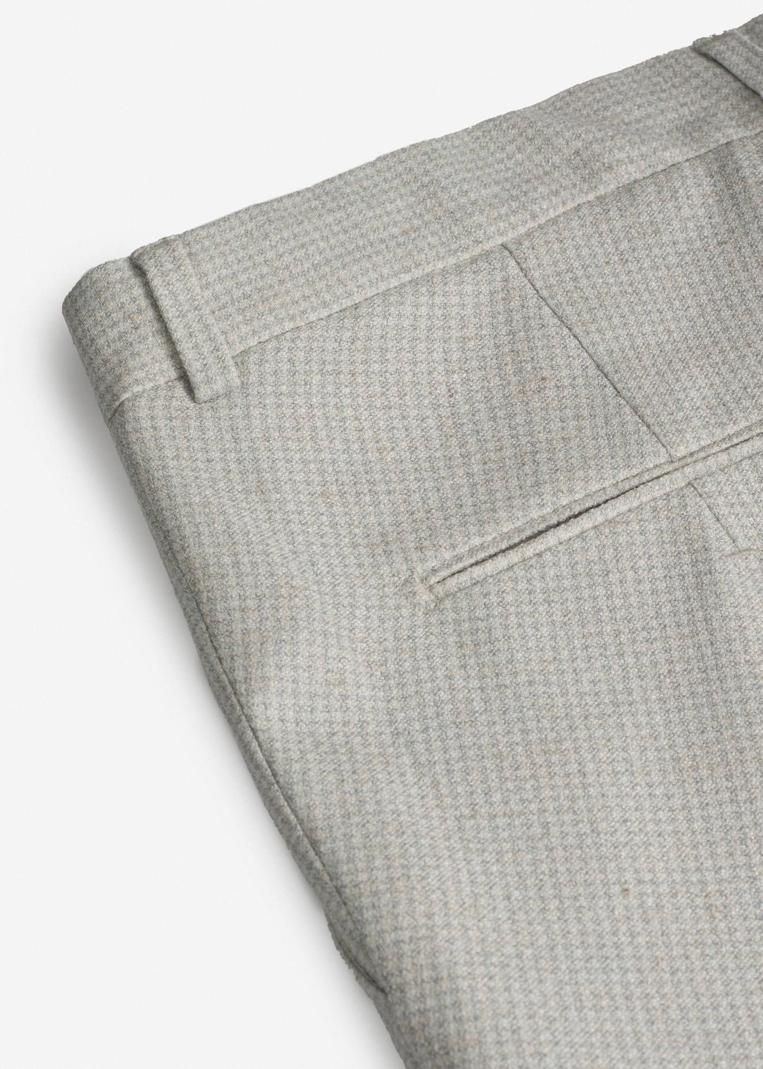 شلوار کمربند دار لینن 2512553