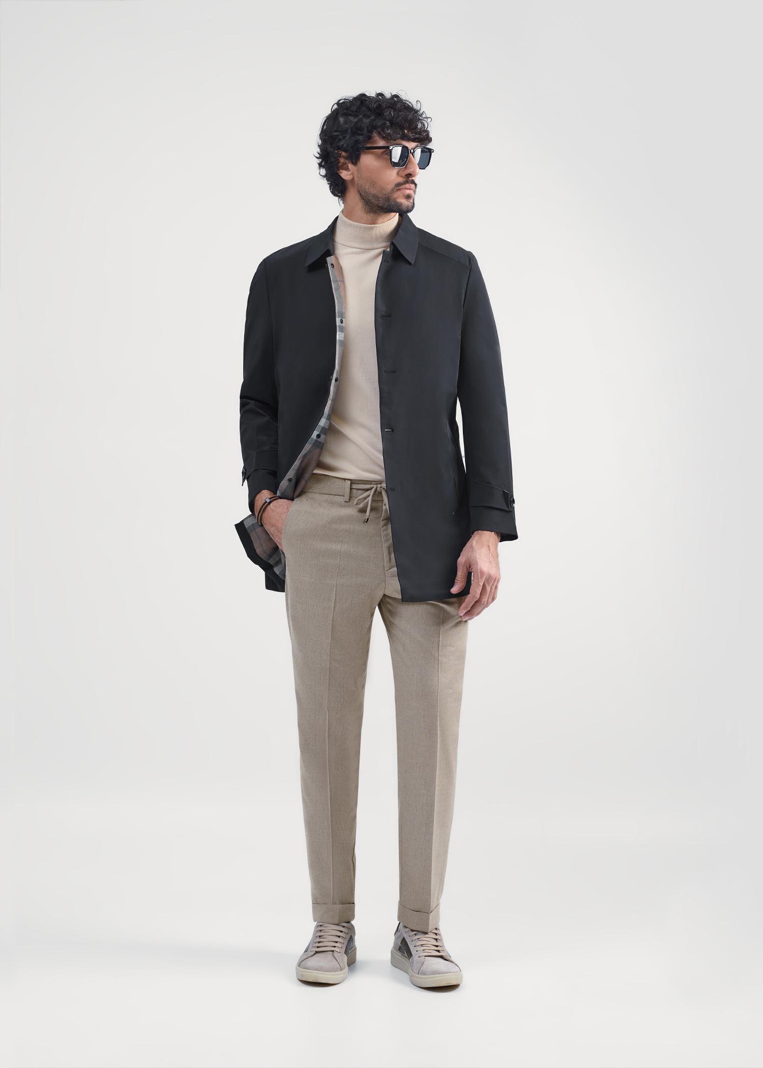 کاپشن سرمه ای