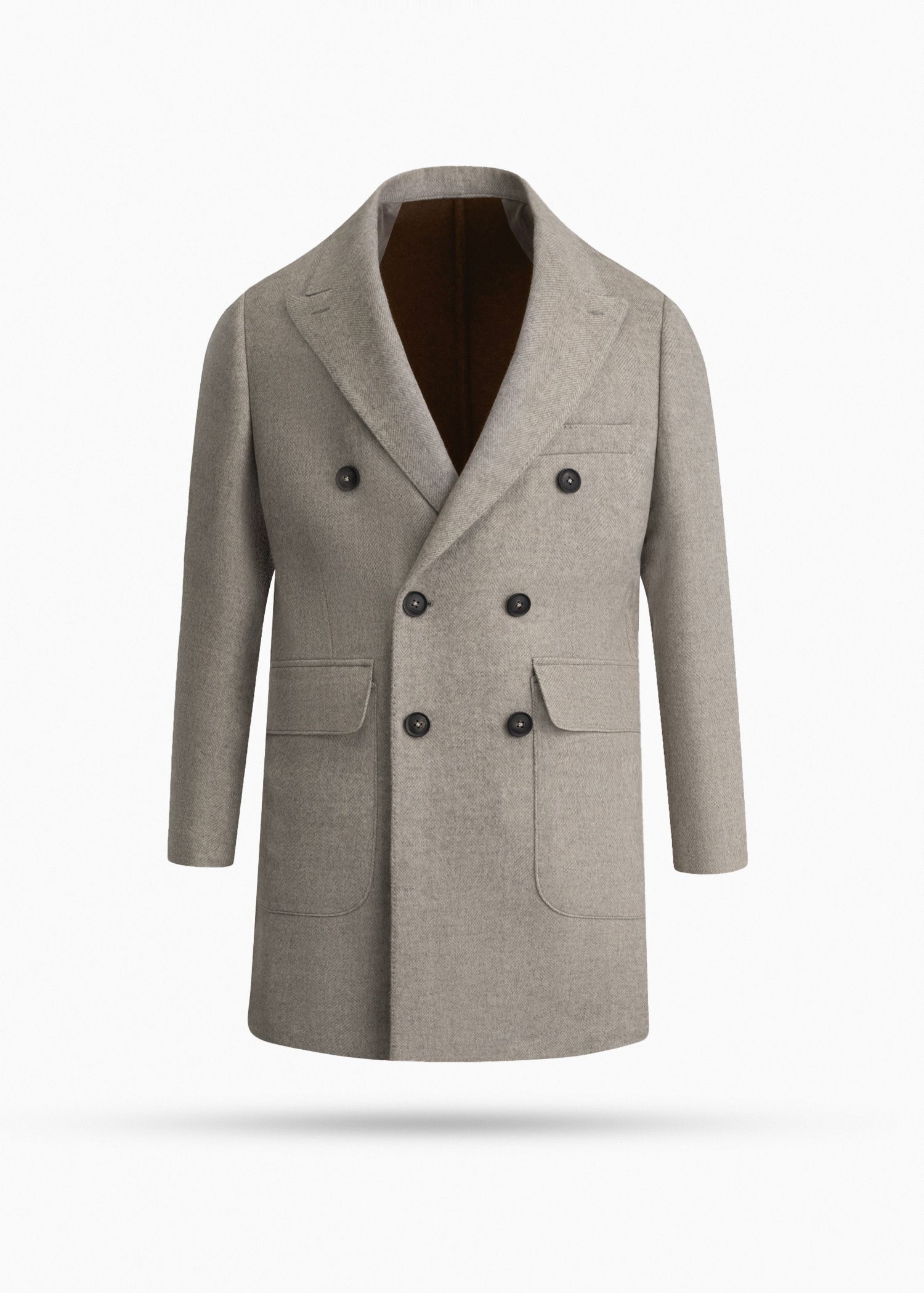 پالتو دبل برست پشمی 2520301