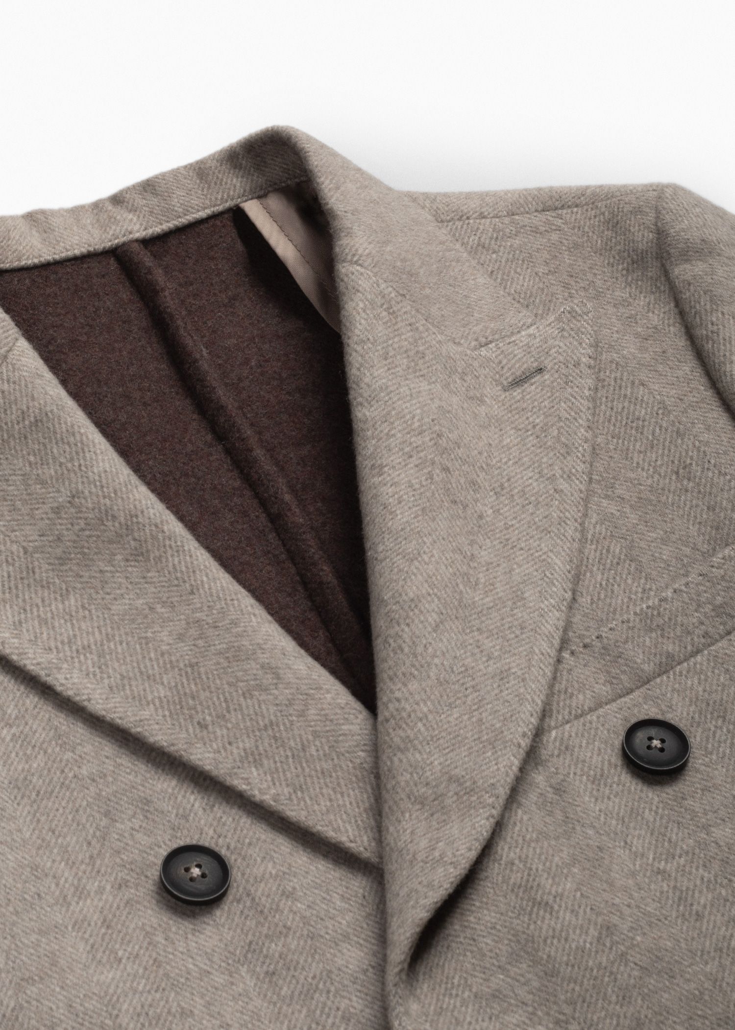 پالتو دبل برست پشمی 2520301