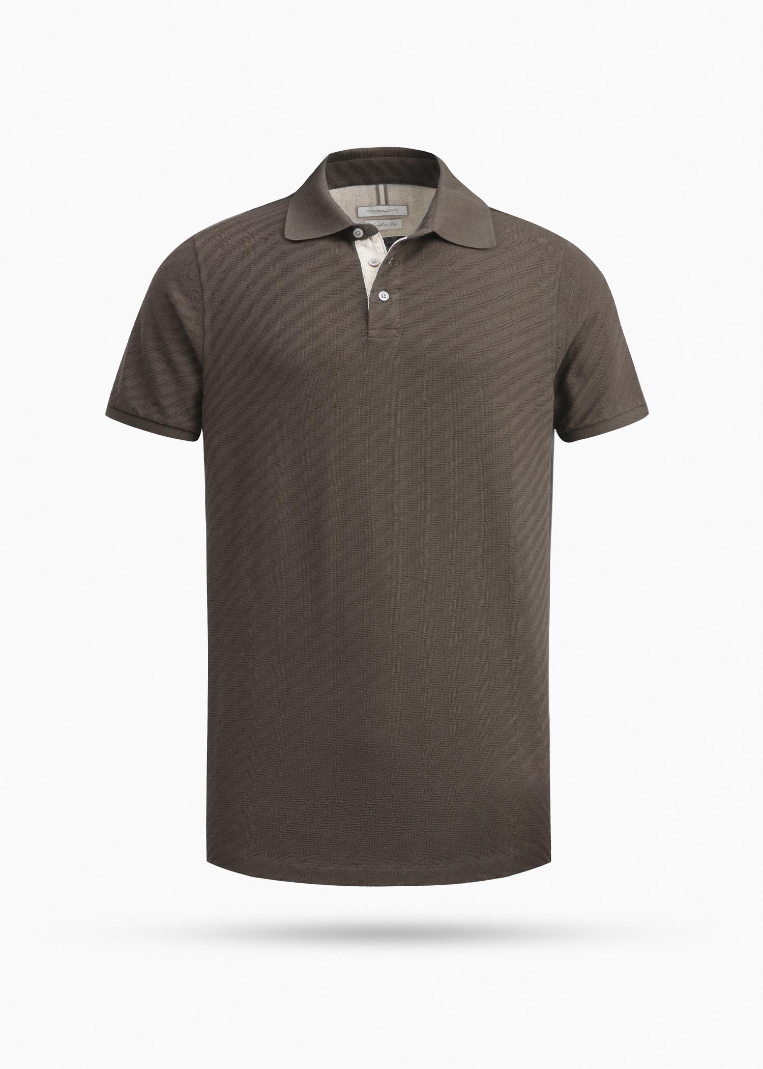 پولوشرت قهوه ای