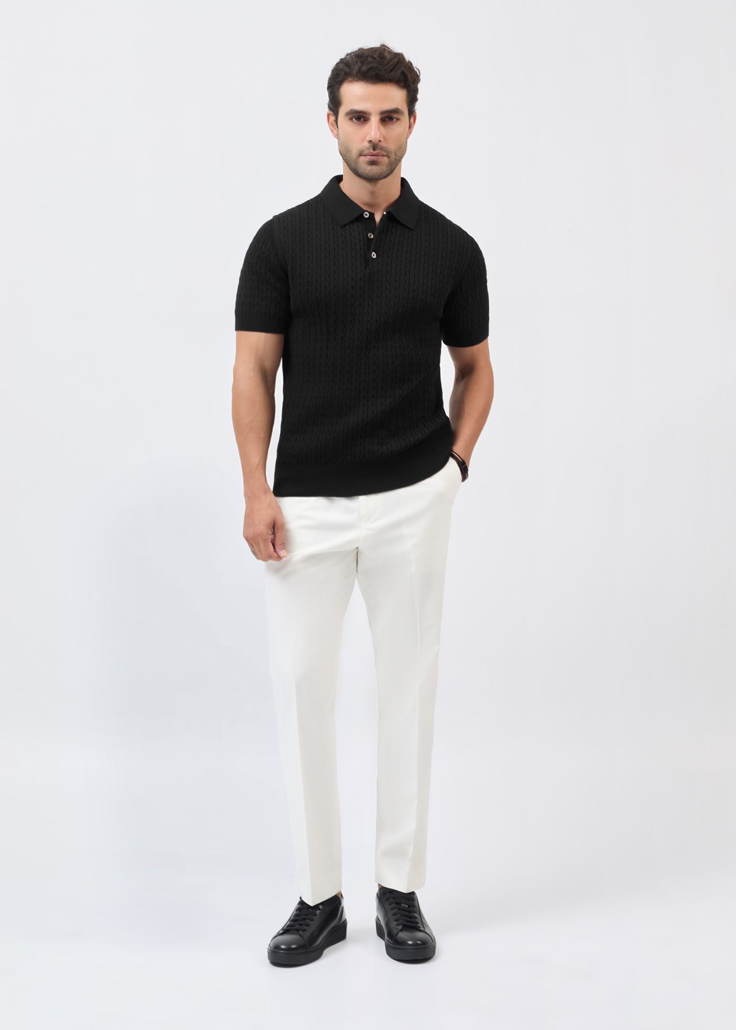 پولوشرت طرح دار Knit
