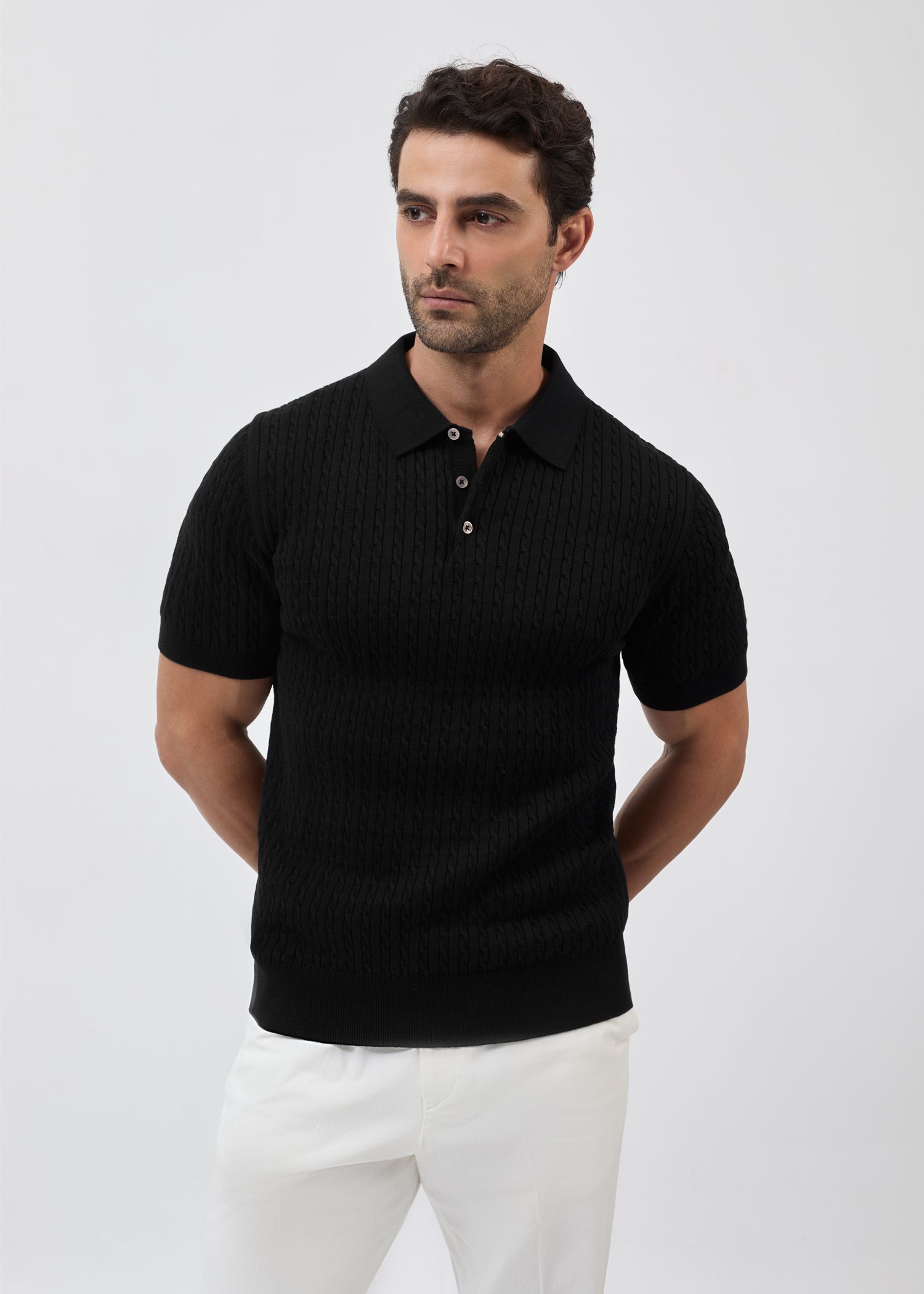 پولوشرت طرح دار Knit