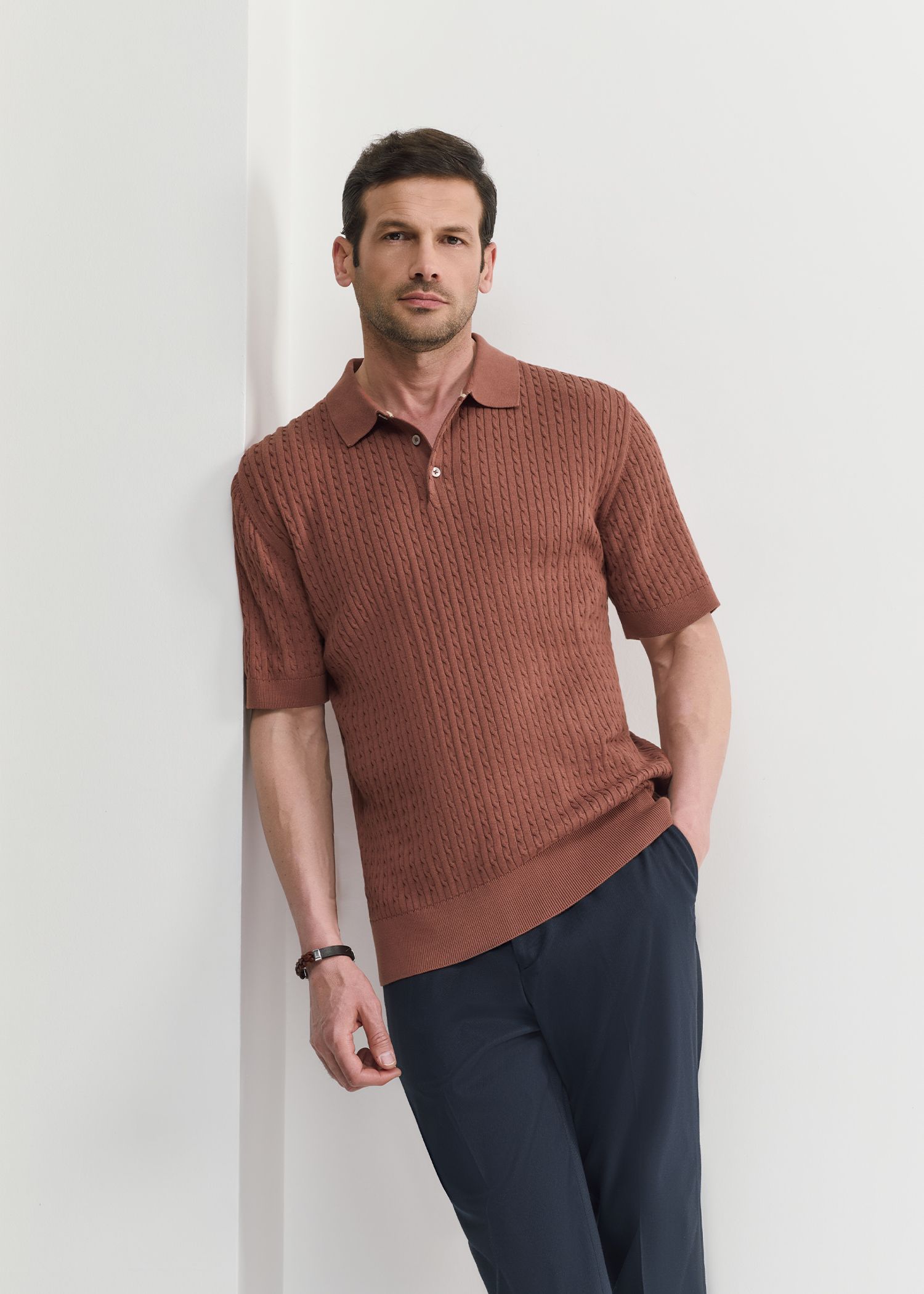 پولوشرت طرح دار Knit