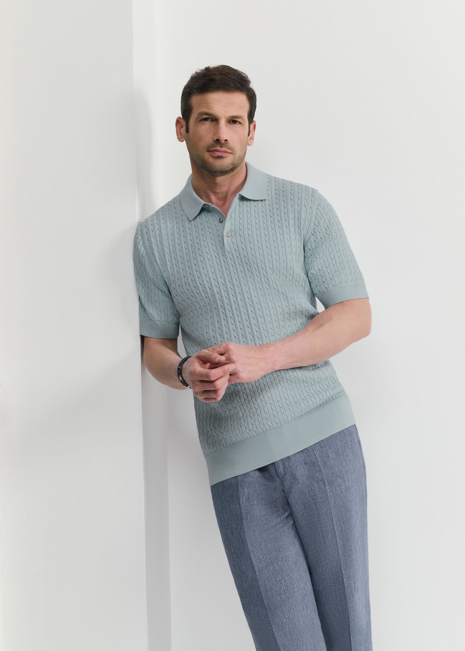 پولوشرت طرح دار Knit