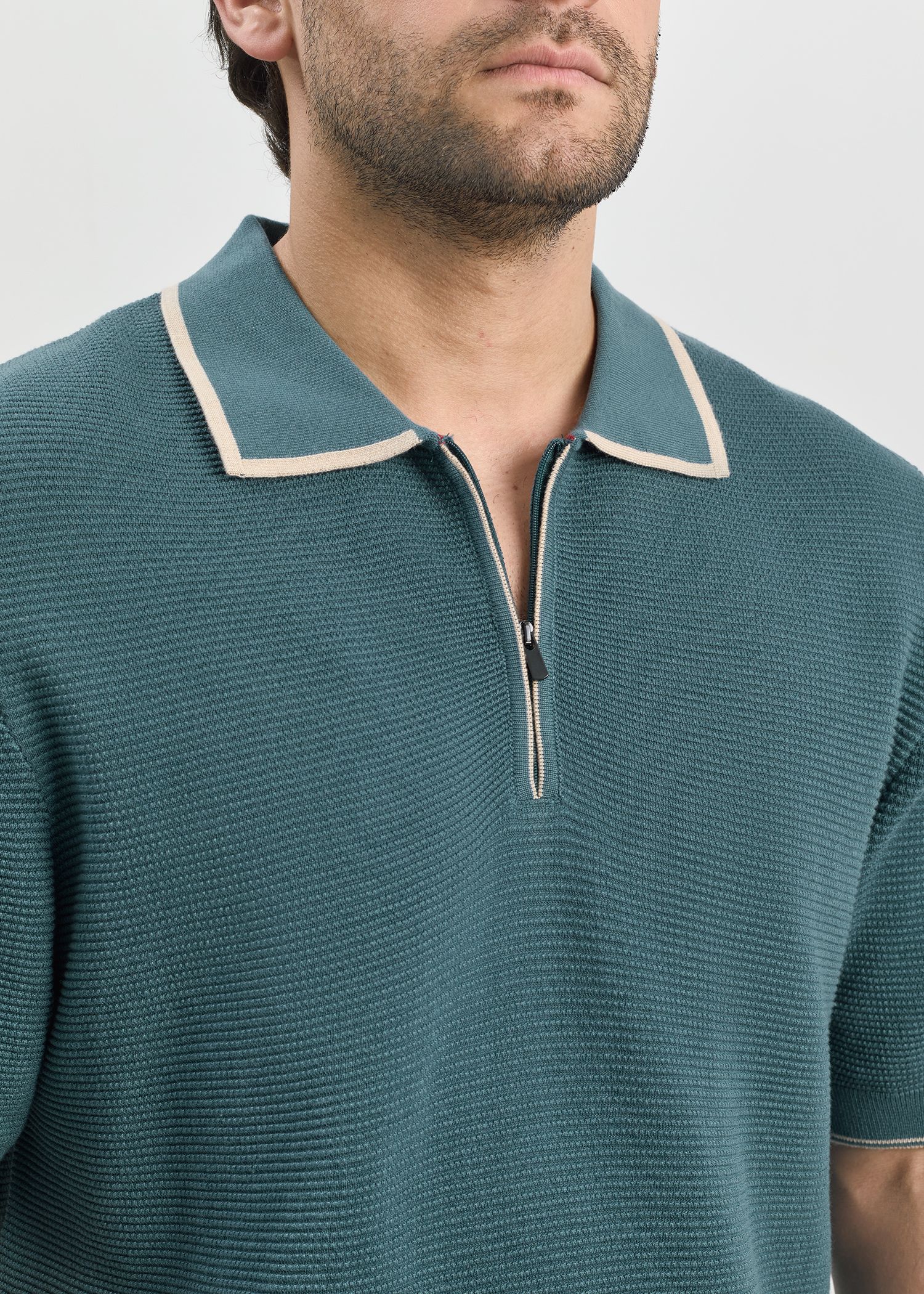 پولوشرت نیم زیپ knit