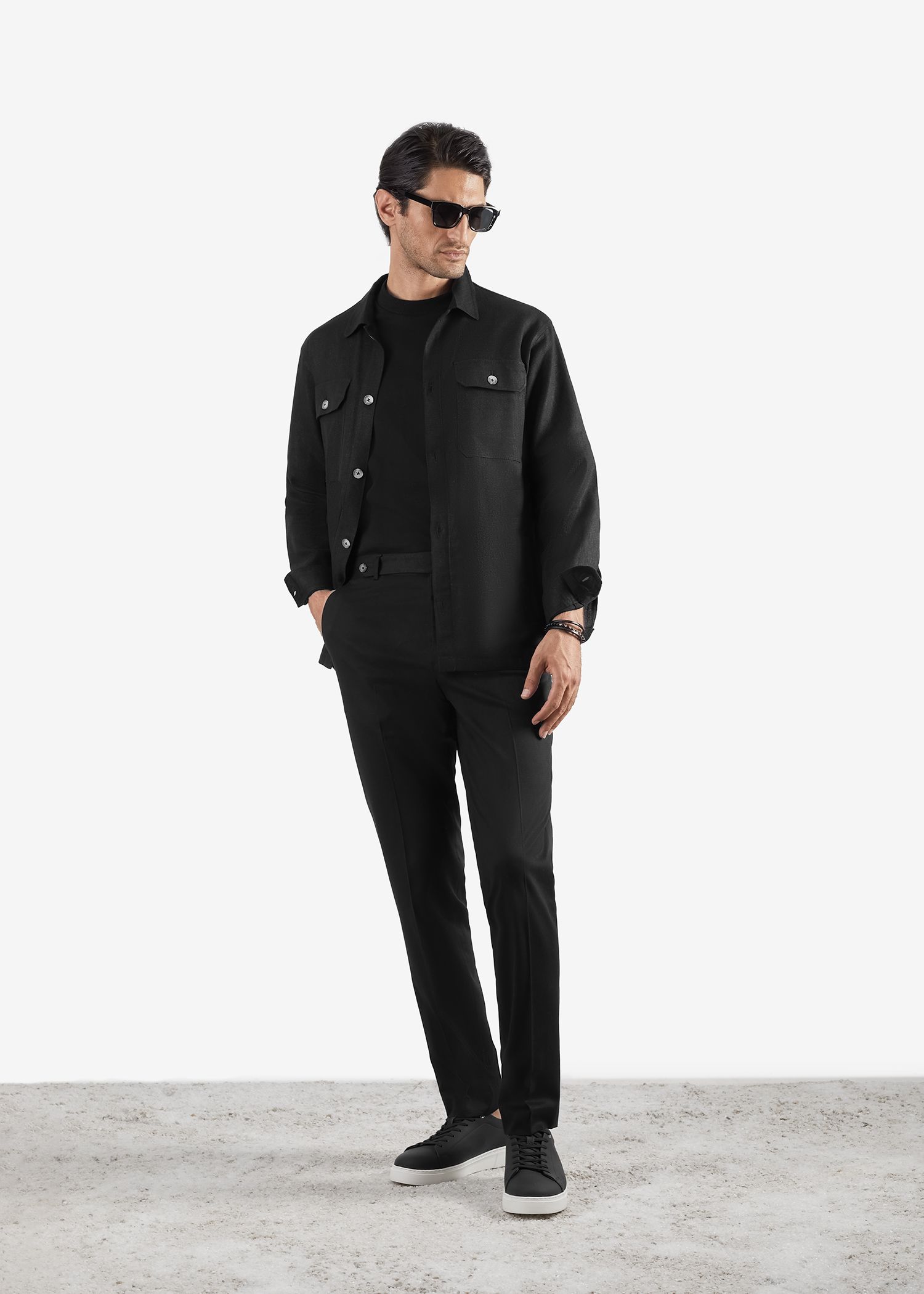 شکت دو جیب لینن 2413905