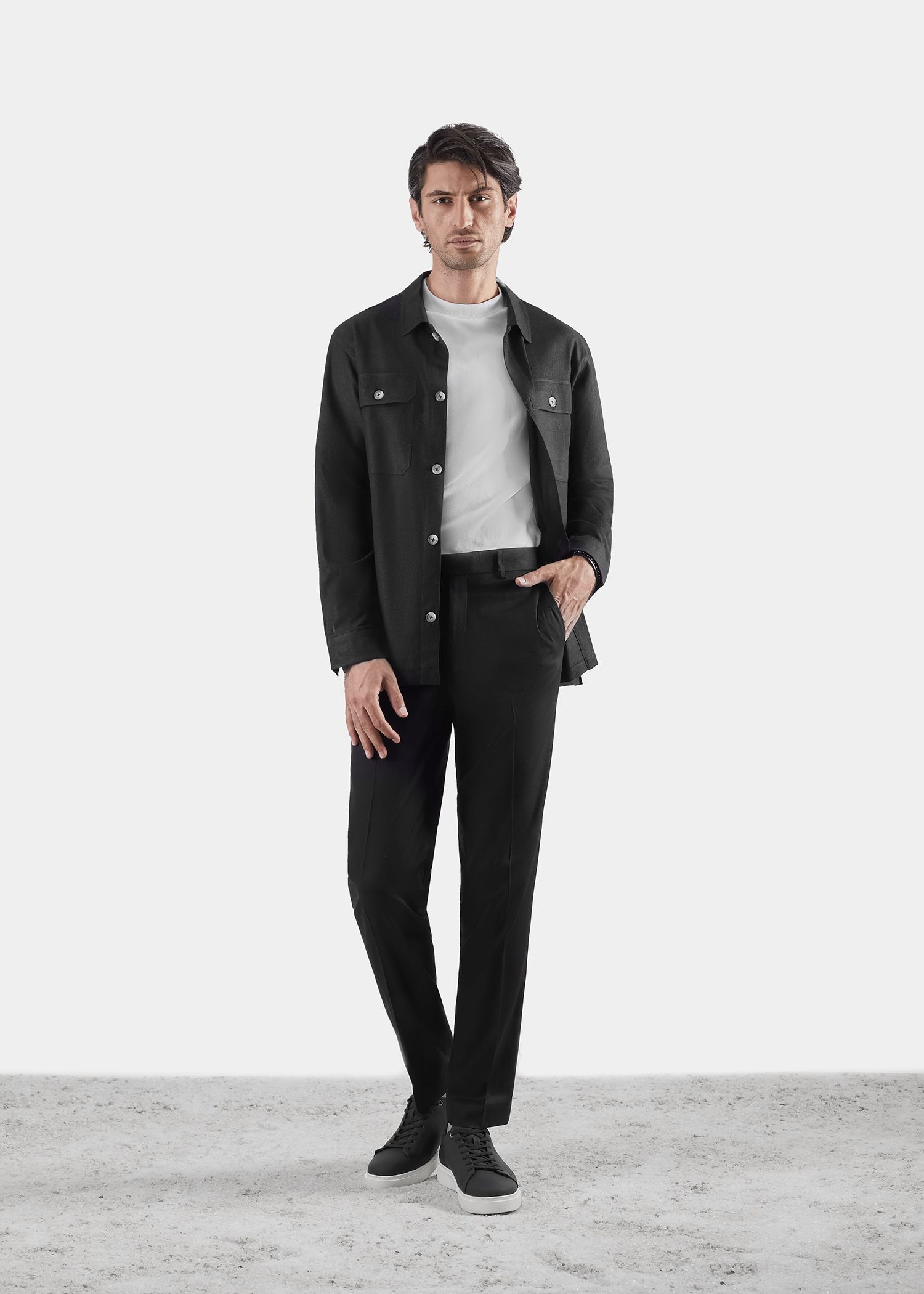 شکت دو جیب لینن 2413905