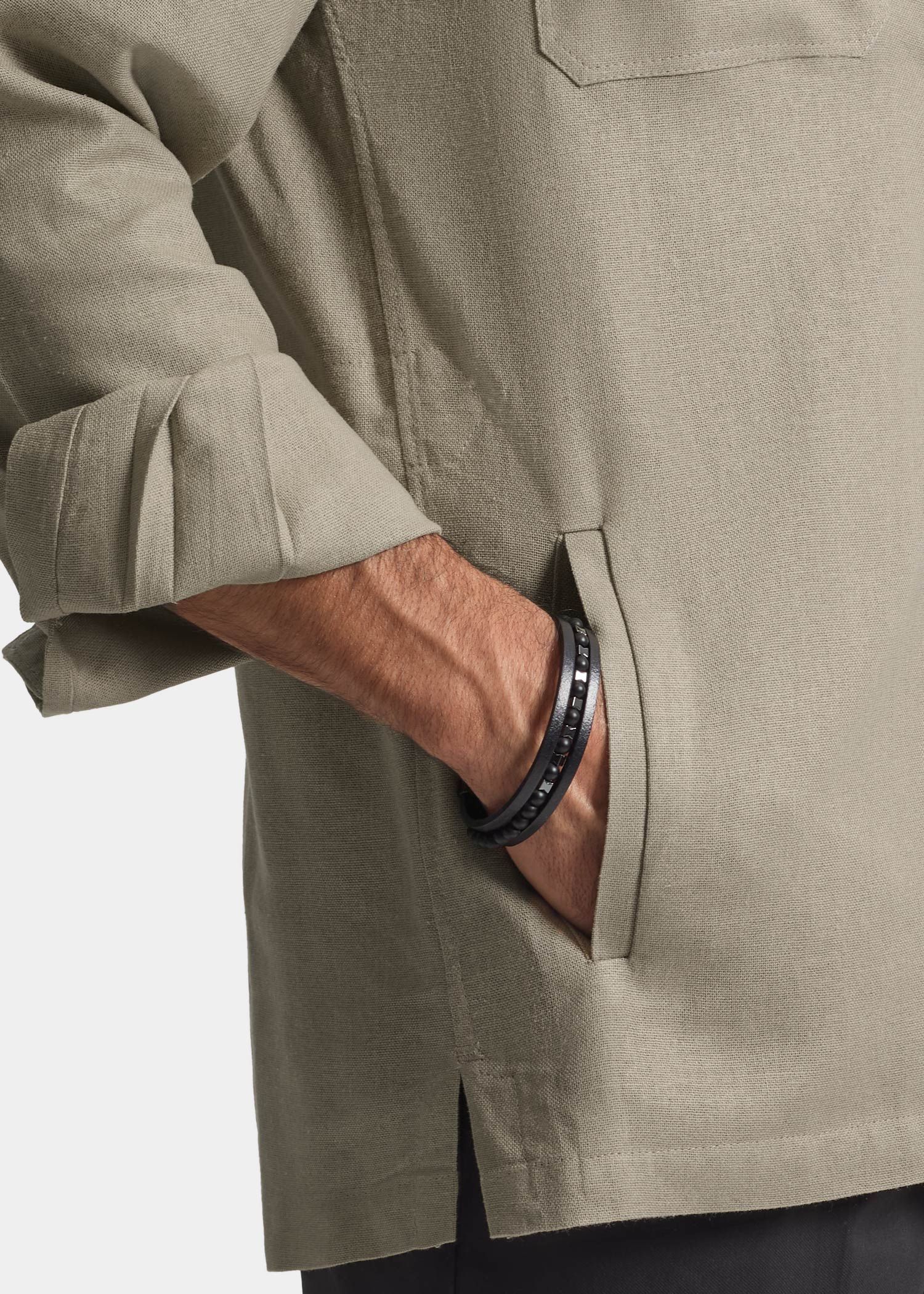 شکت دو جیب لینن 2413905