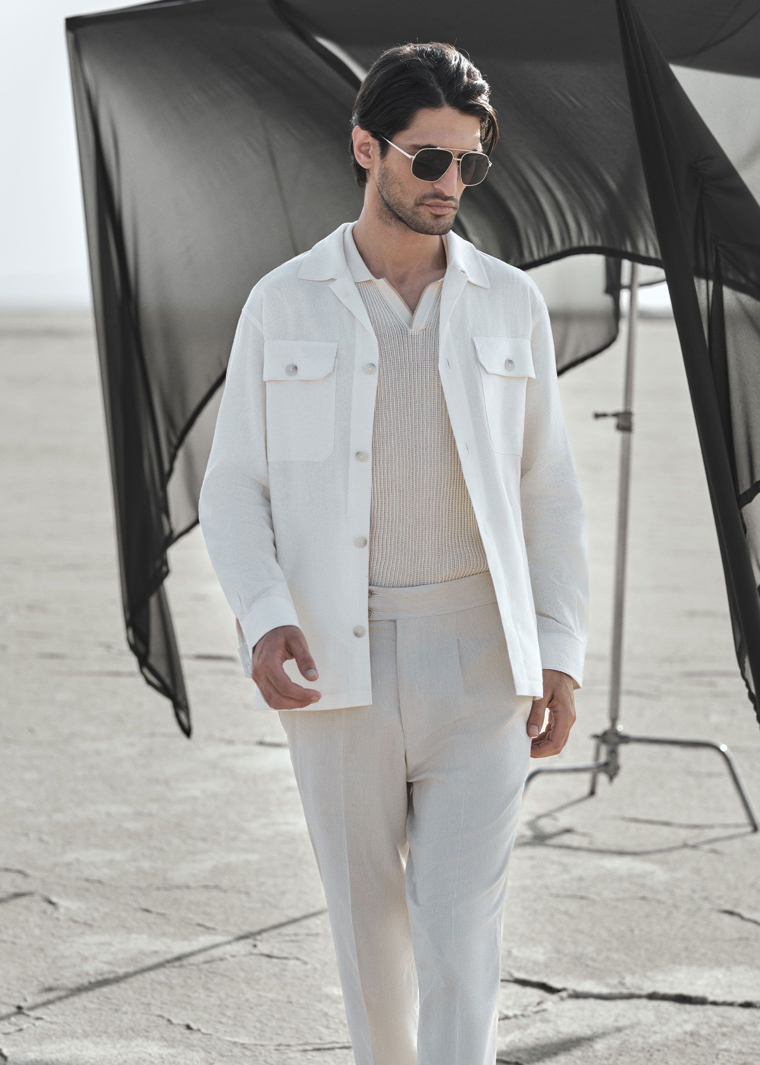 شکت دو جیب لینن 2413905