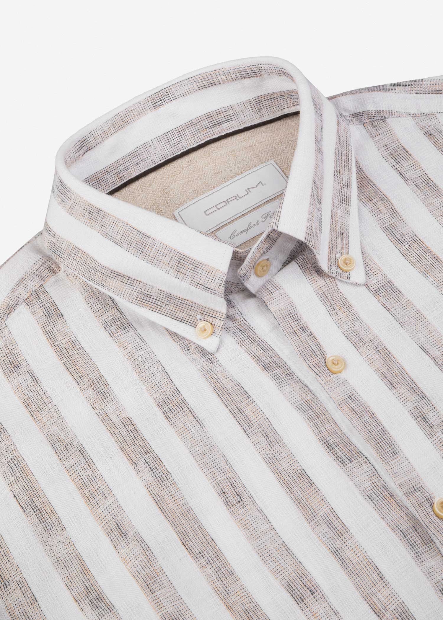 پیراهن راه راه لینن 2510102