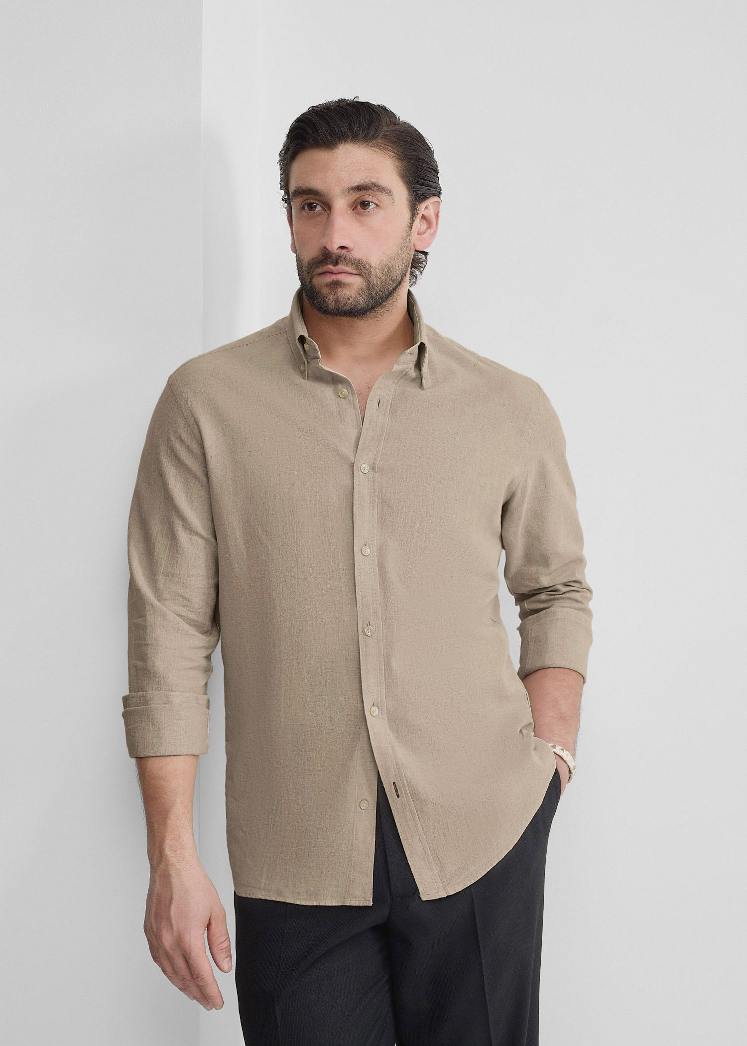 پیراهن لینن 2510108
