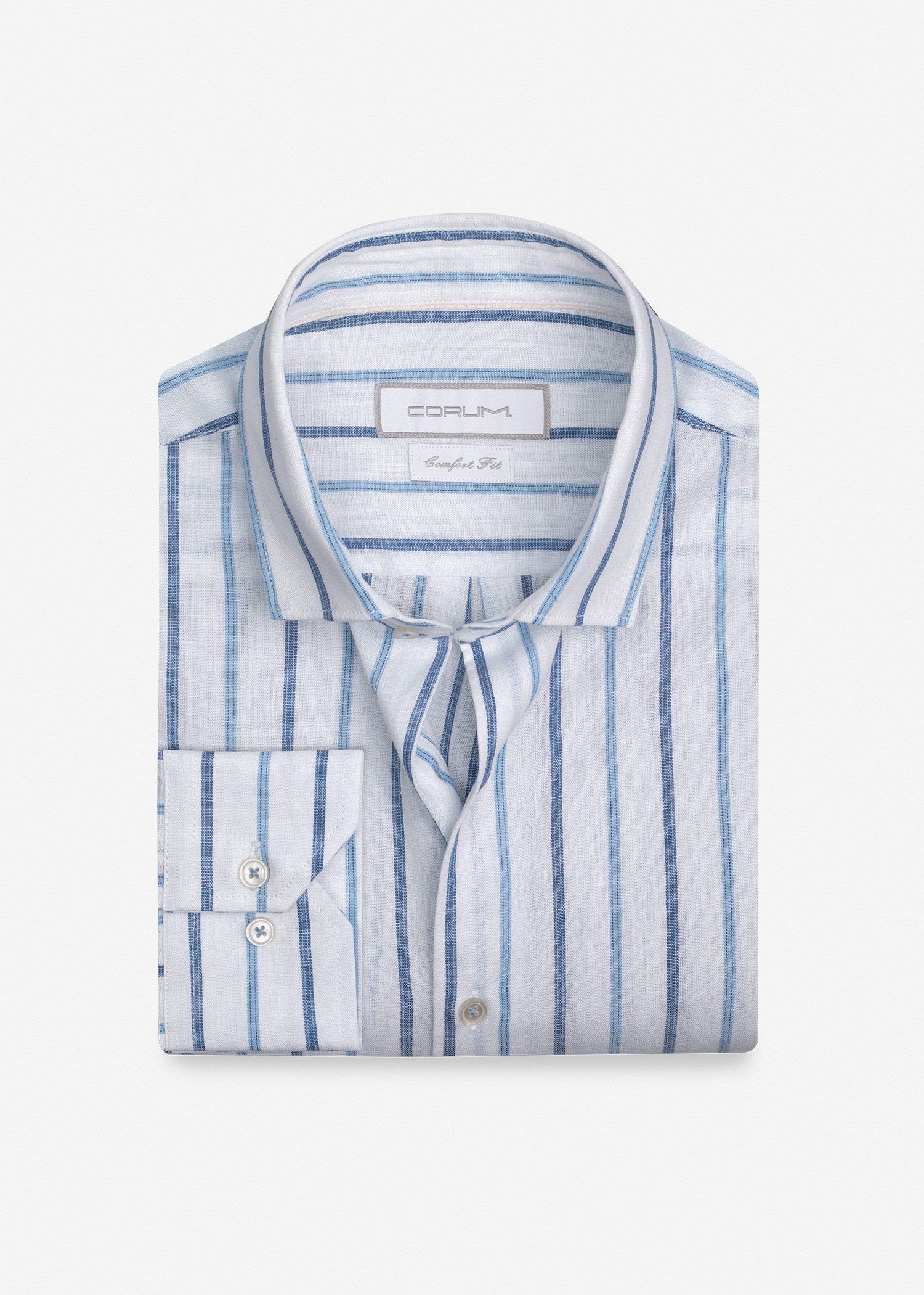 پیراهن راه راه لینن 2510118