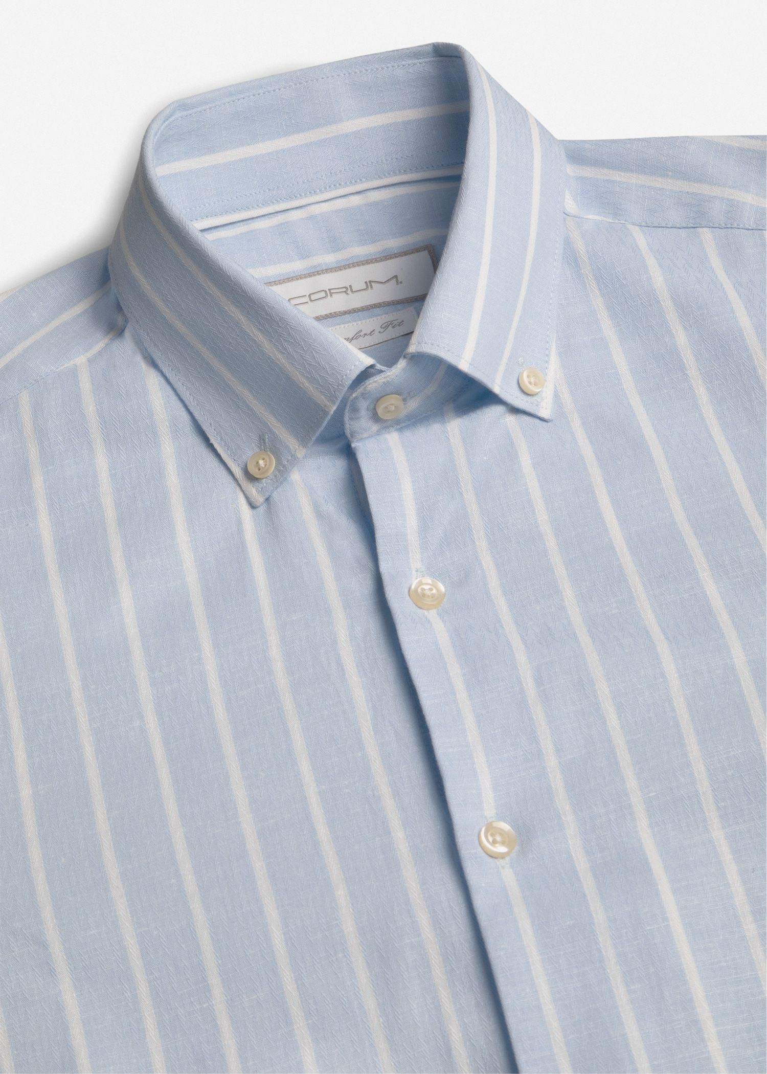 پیراهن راه راه لینن 2510128