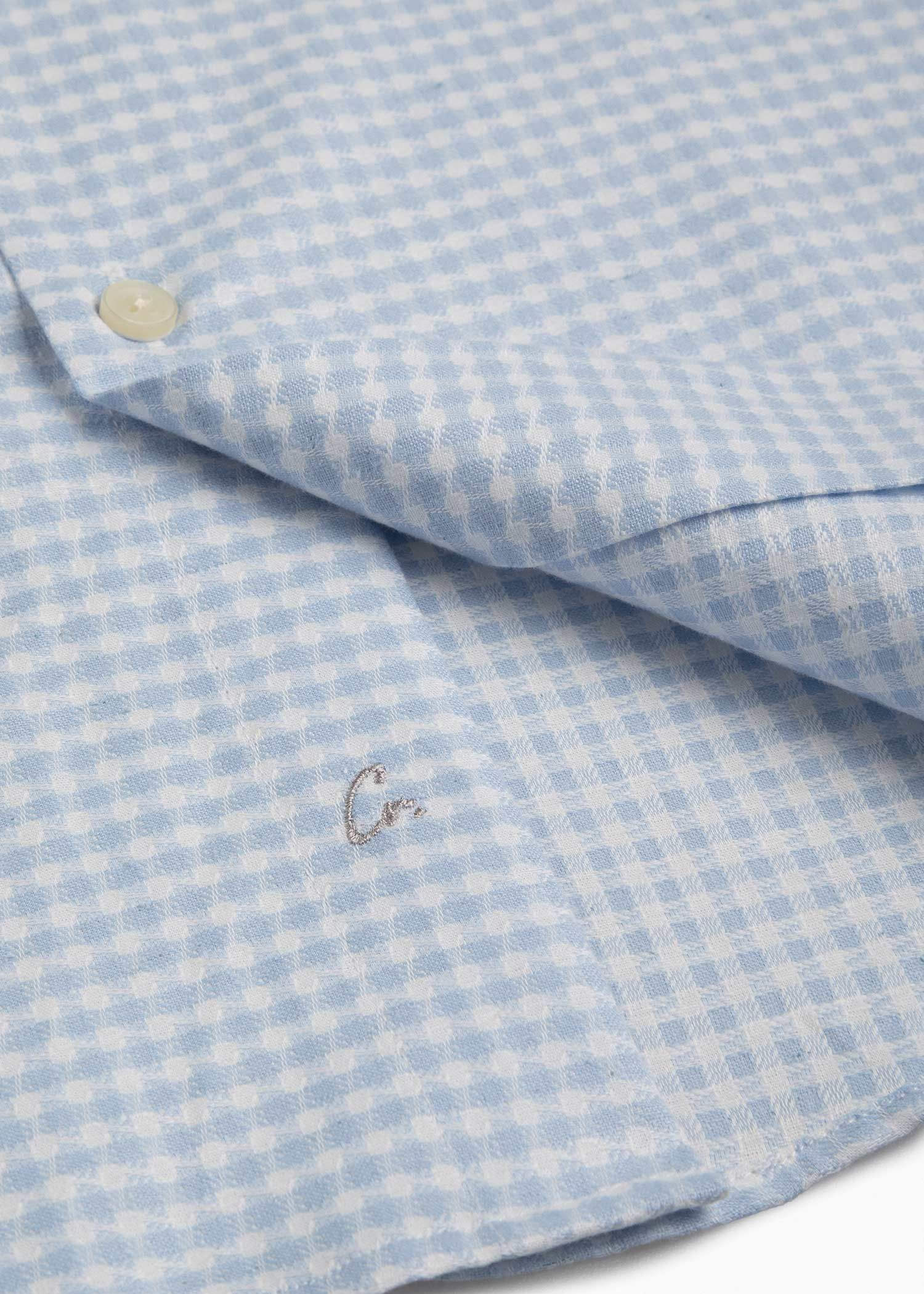 پیراهن طرح دار لینن 2510129