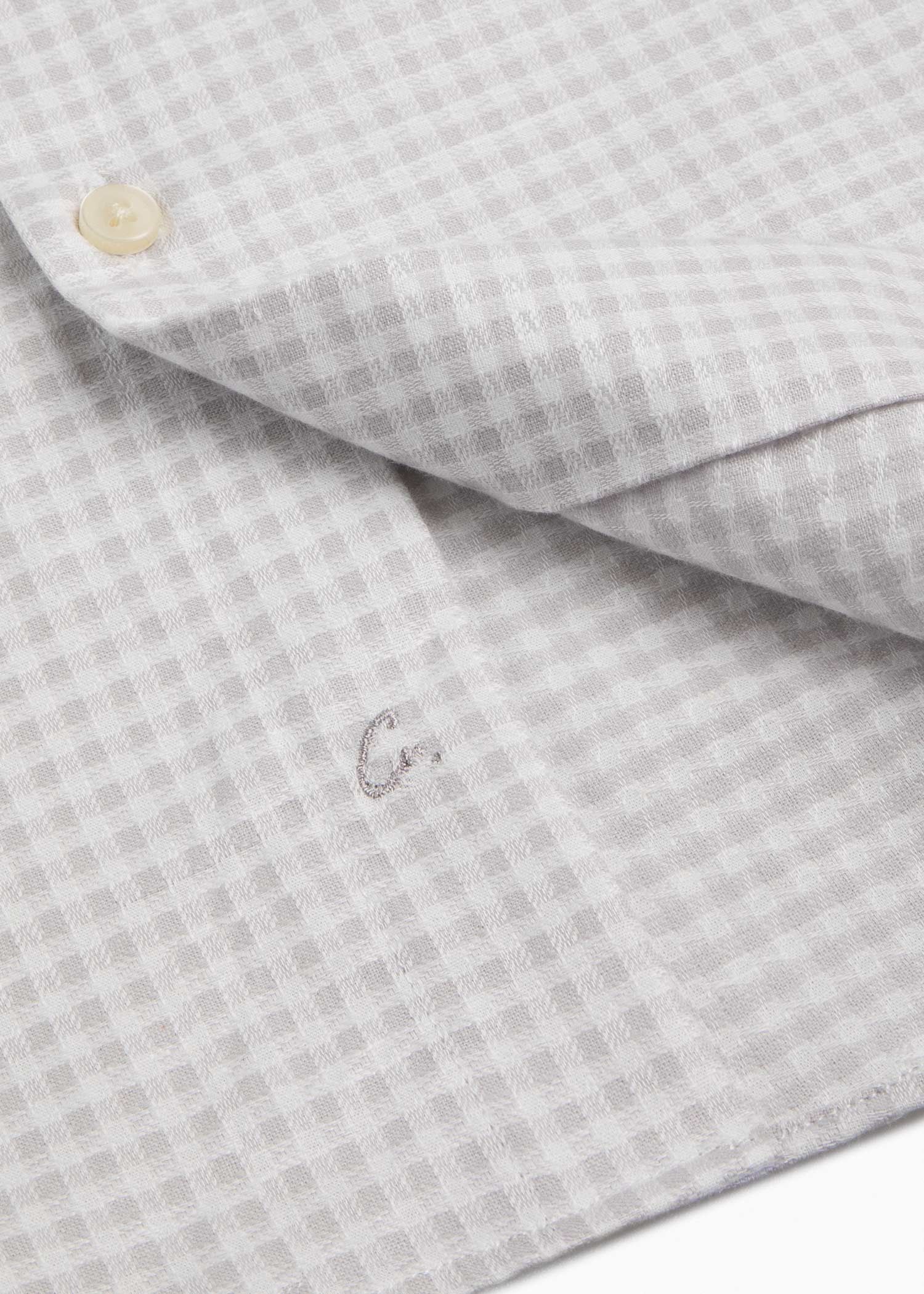 پیراهن طرح دار لینن 2510129