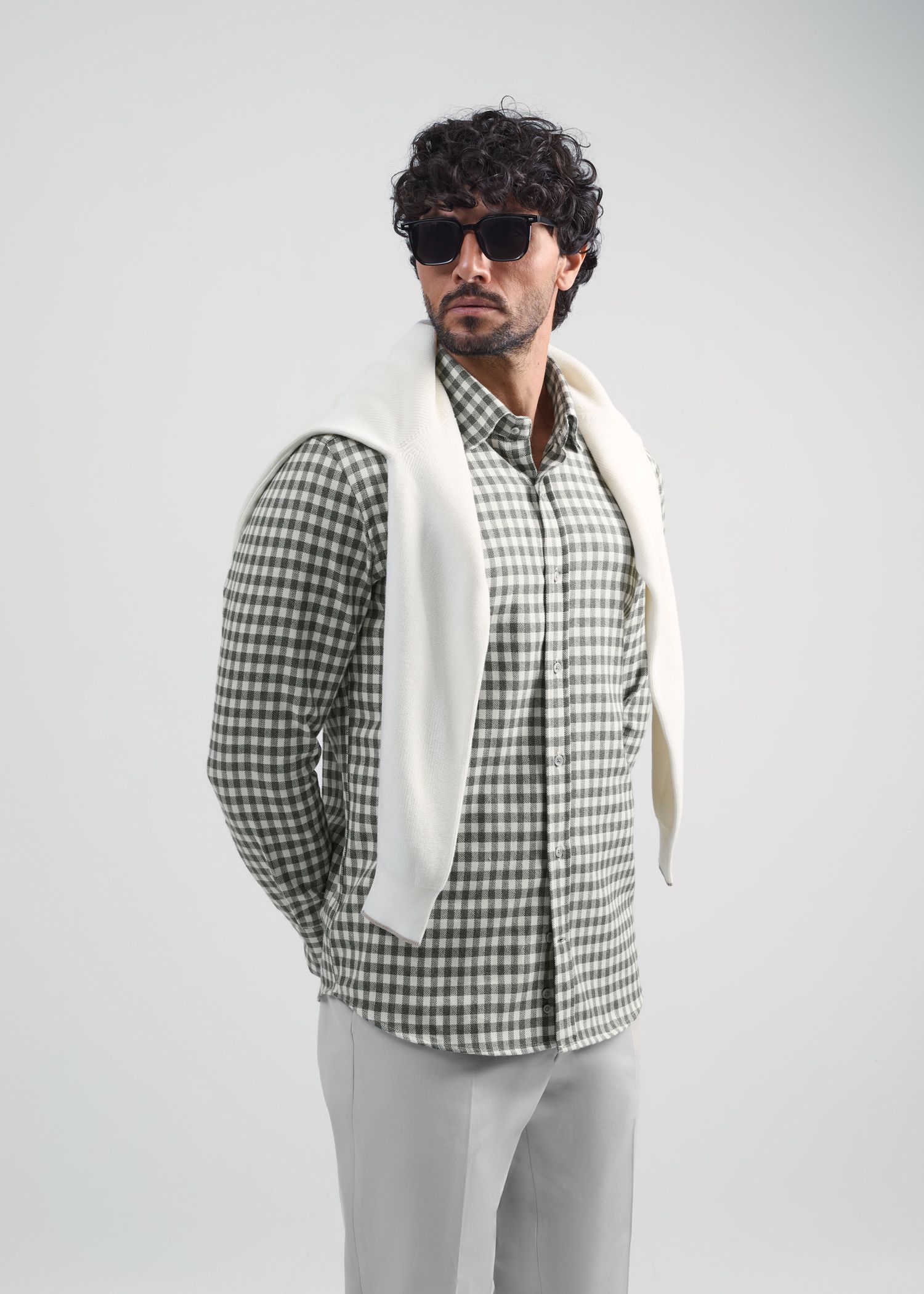 پیراهن چهارخانه 2520108