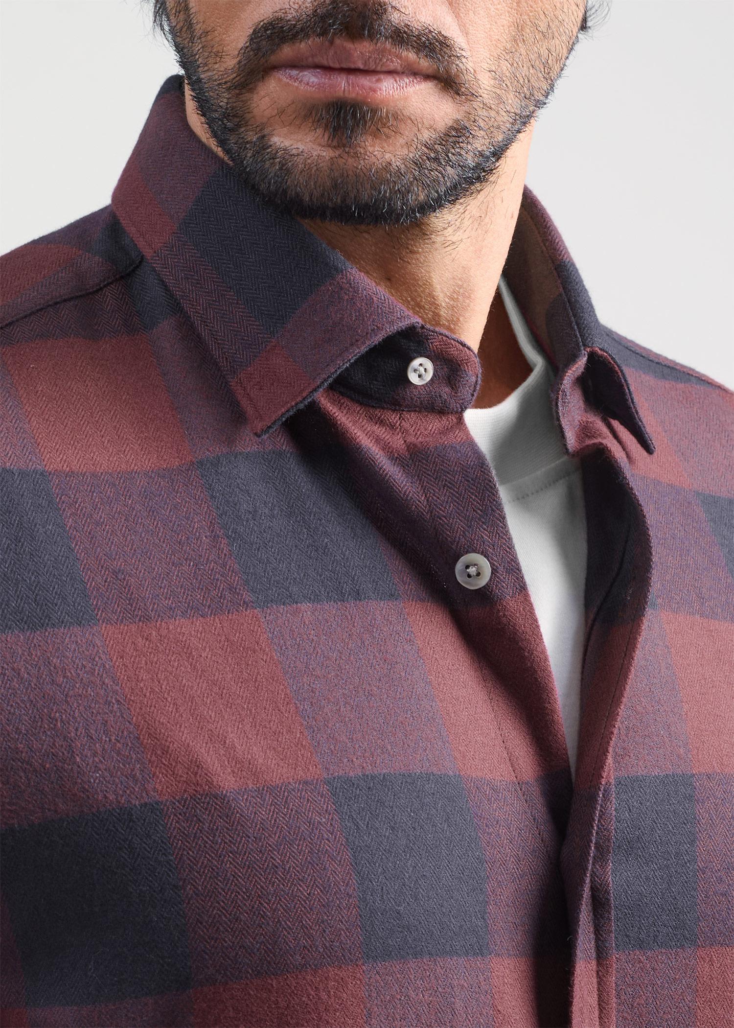 پیراهن سرمه ای زرشکی