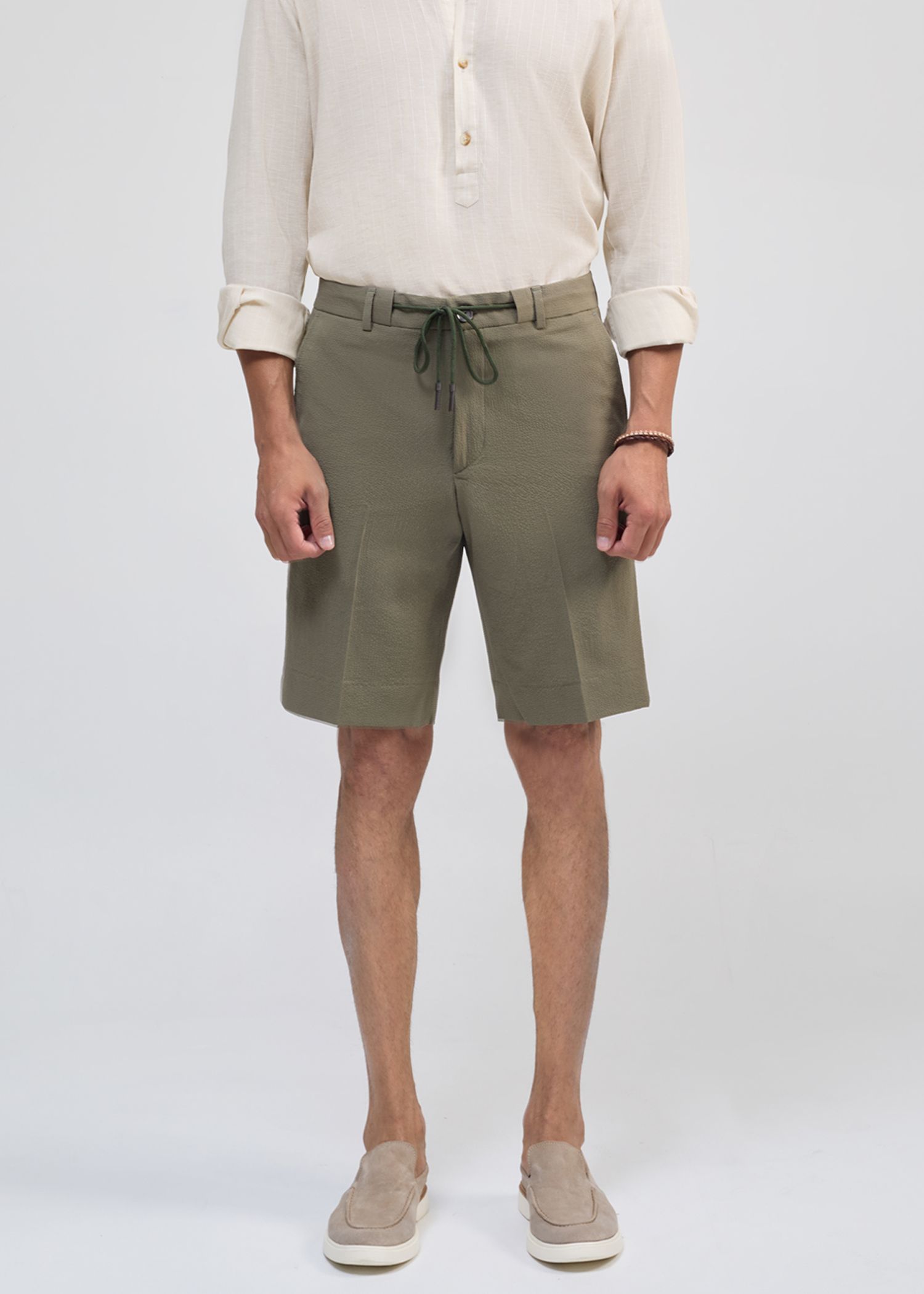 شلوارک کمربند دار 2513001