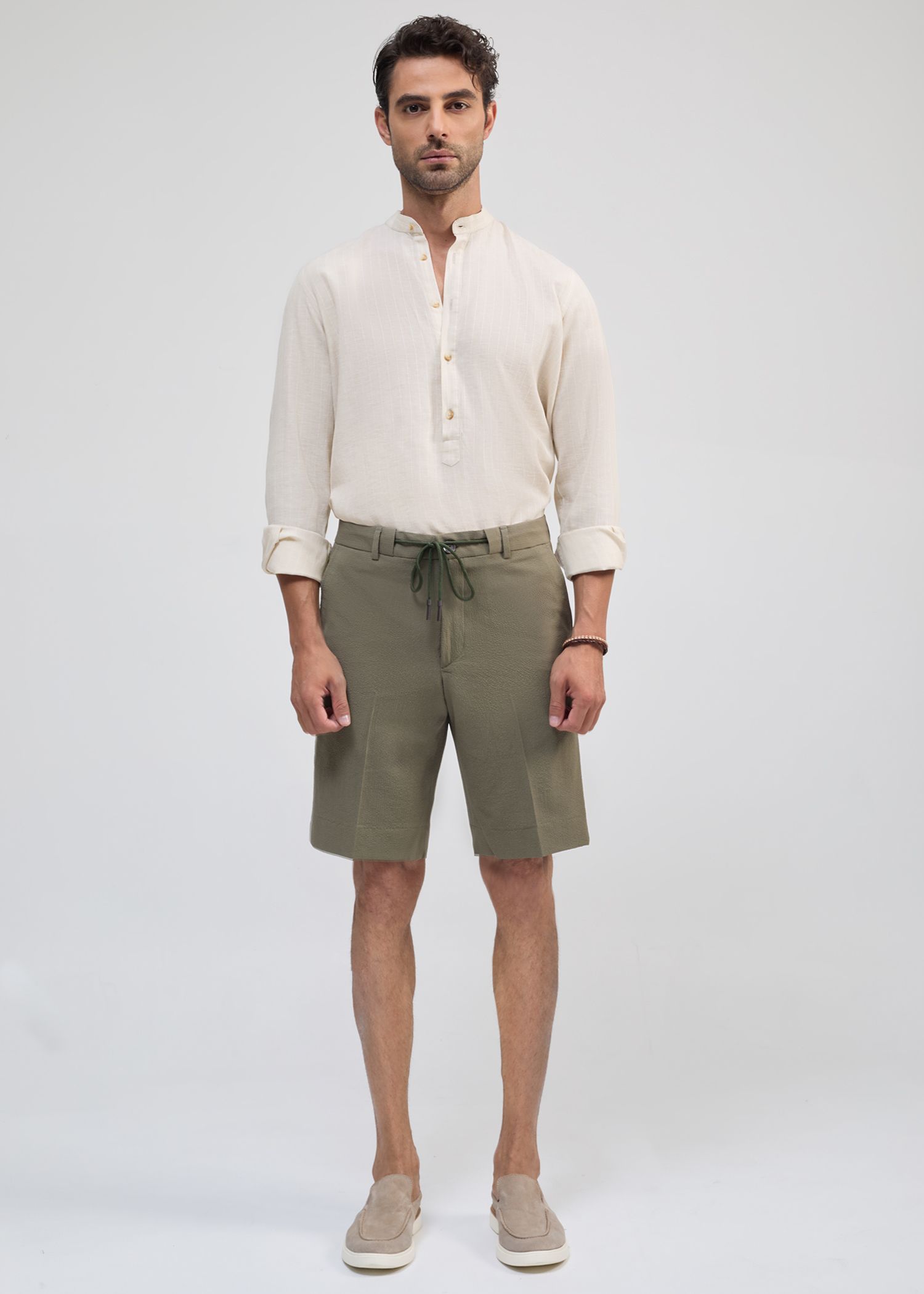 شلوارک کمربند دار 2513001